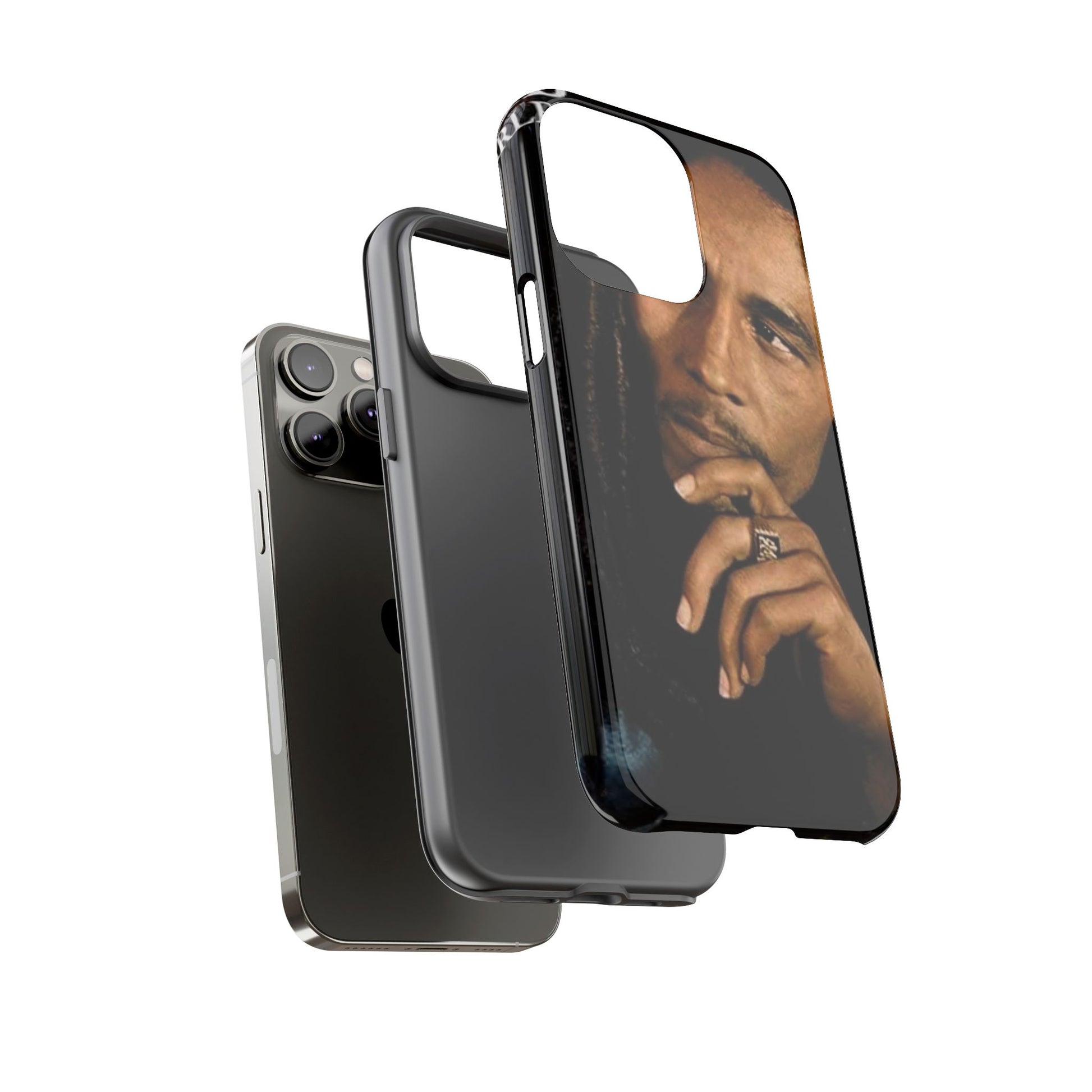 Marley Reggae Tough Cases for iPhones, Samsung, and Pixel