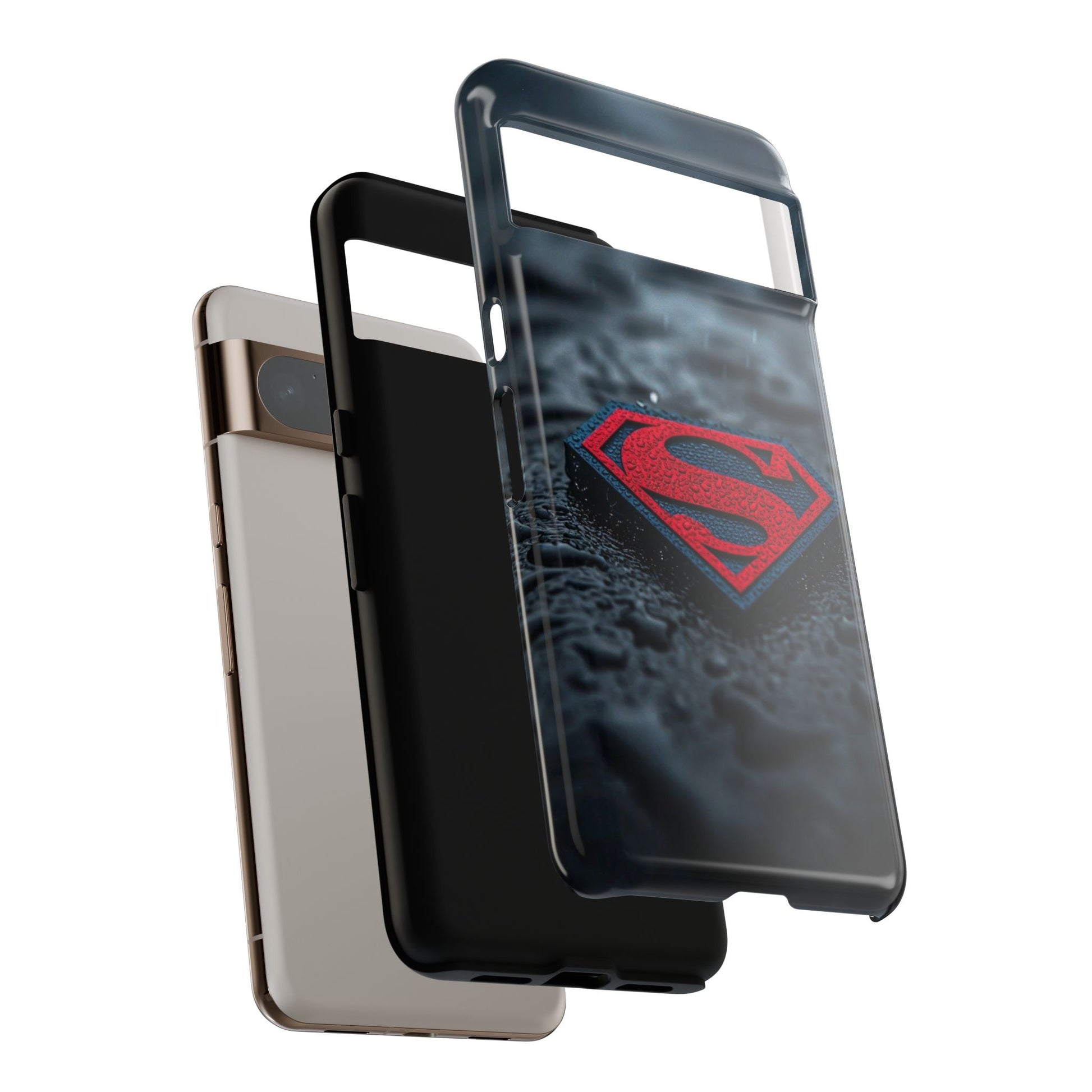 Superman Logo Tough Cases for iPhones, Samsung, and Pixel