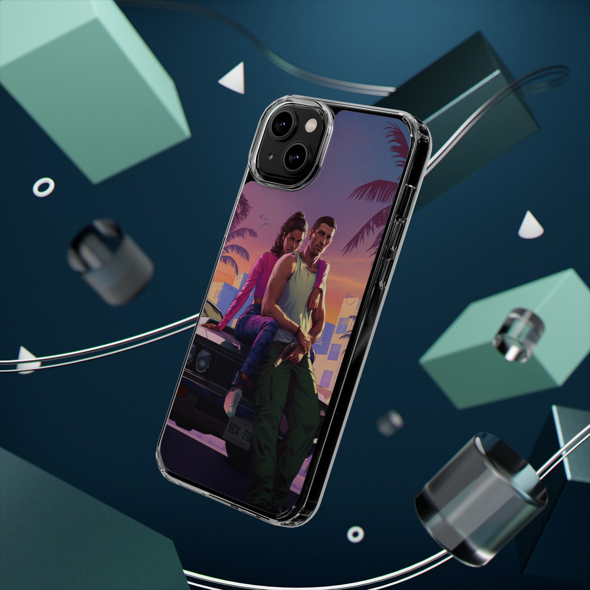 Grand Theft Game inspired Protective Iphone and Samsung case