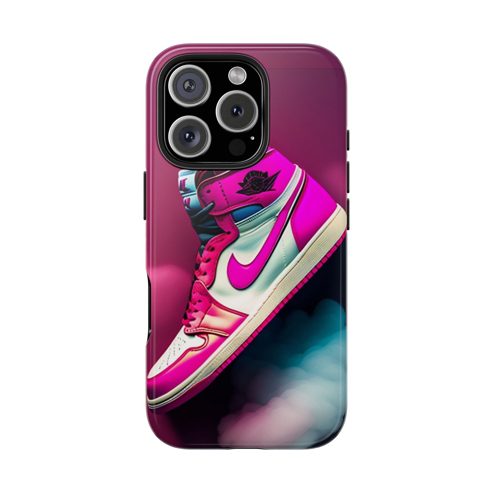 Pink Jordan Sneakers Phone Cases for iPhones & Samsung Phones