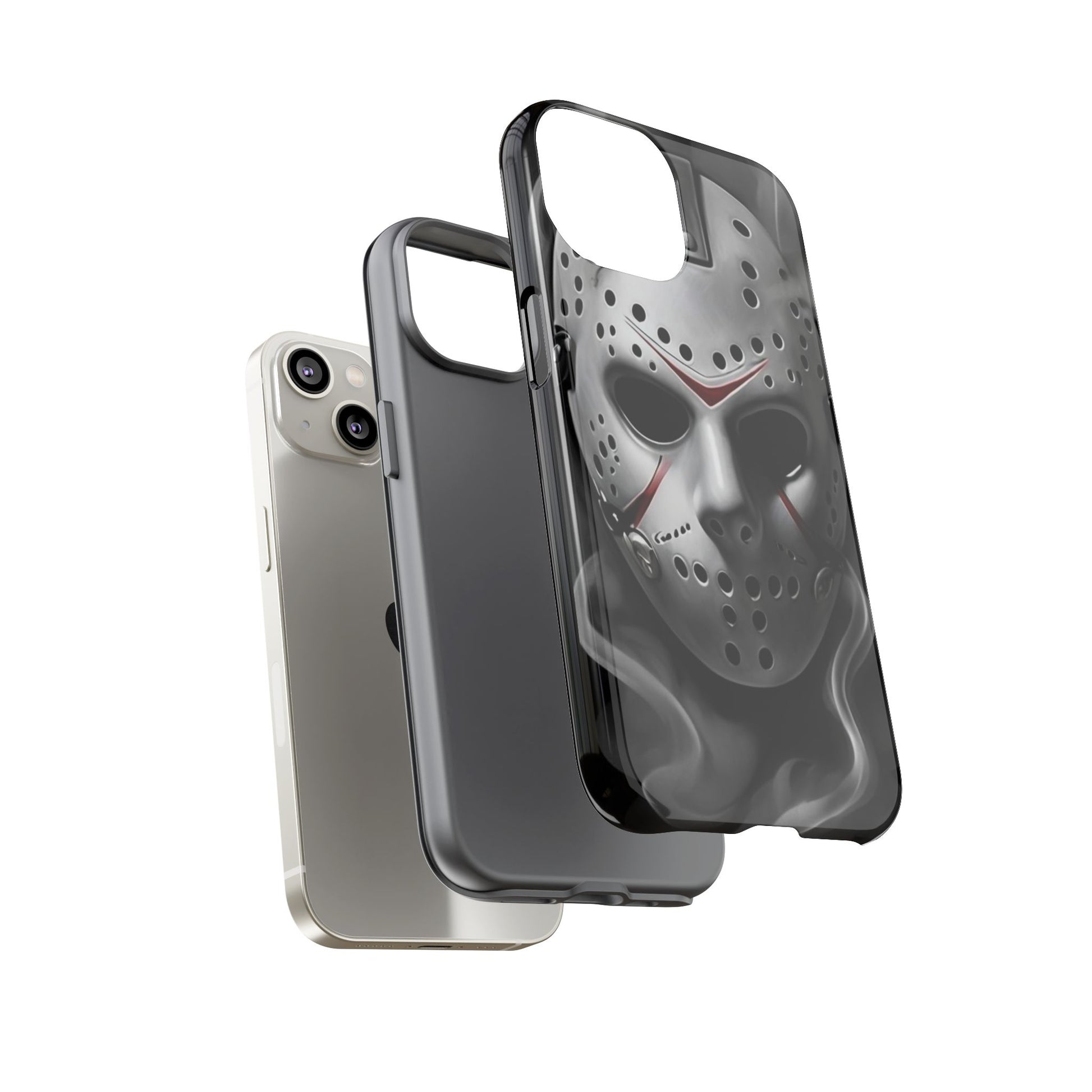 Friday the 13th Jason's Mask Tough Cases for iPhones, Samsung, and Pixel