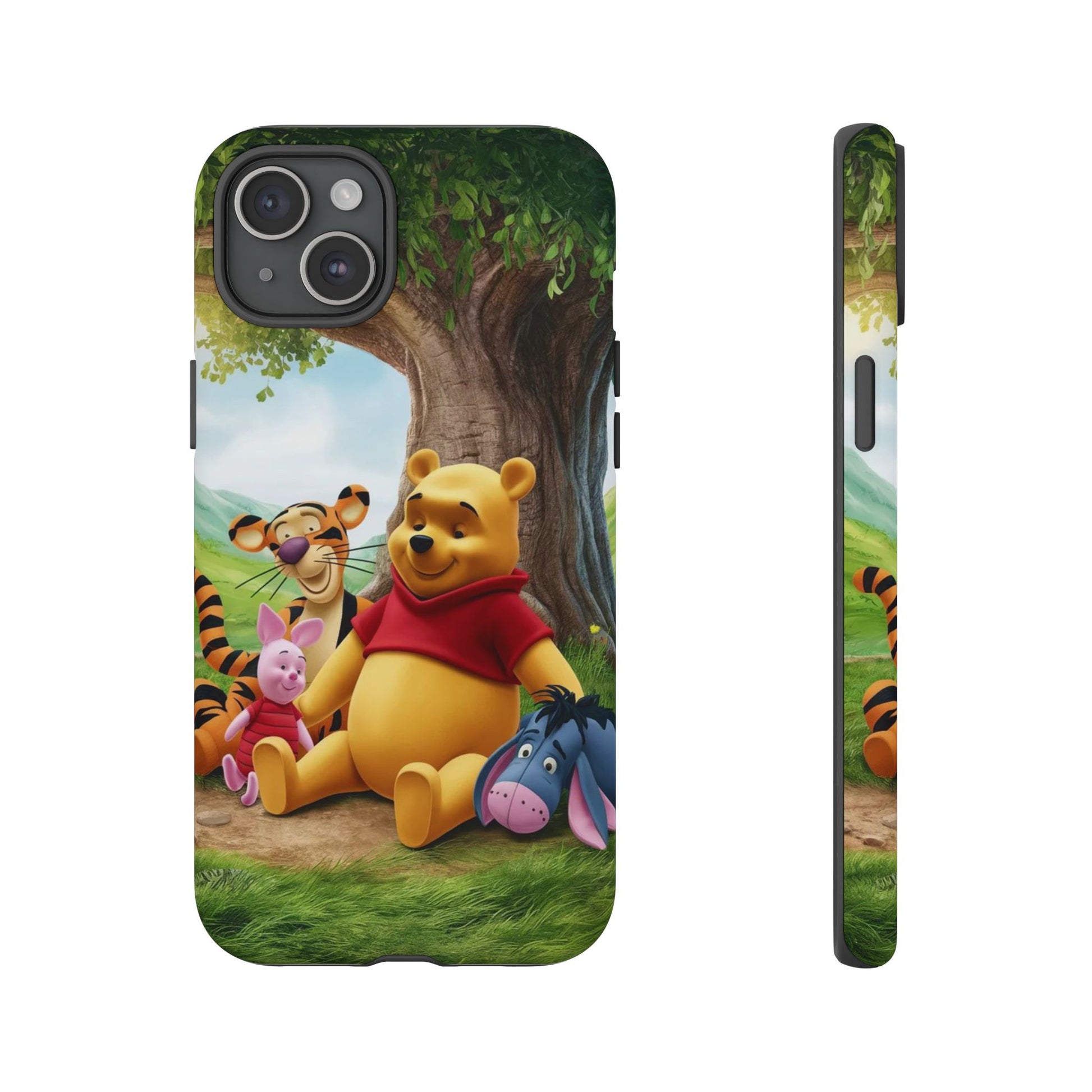 Cute Pooh Bear Phone Case, Tough Cases, Disney Phone for iPhones, Samsung, and Pixel