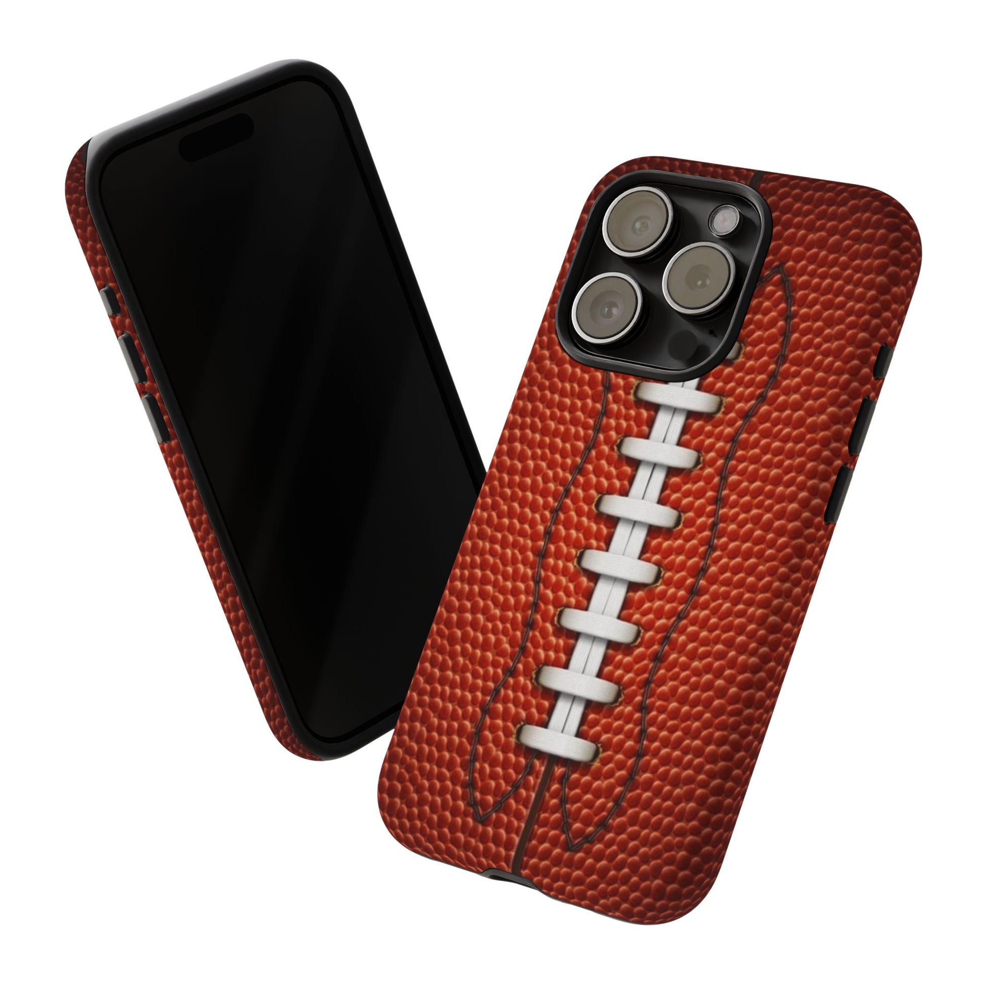 Football Pigskin Print Tough Cases for iPhones, Samsung, and Pixel