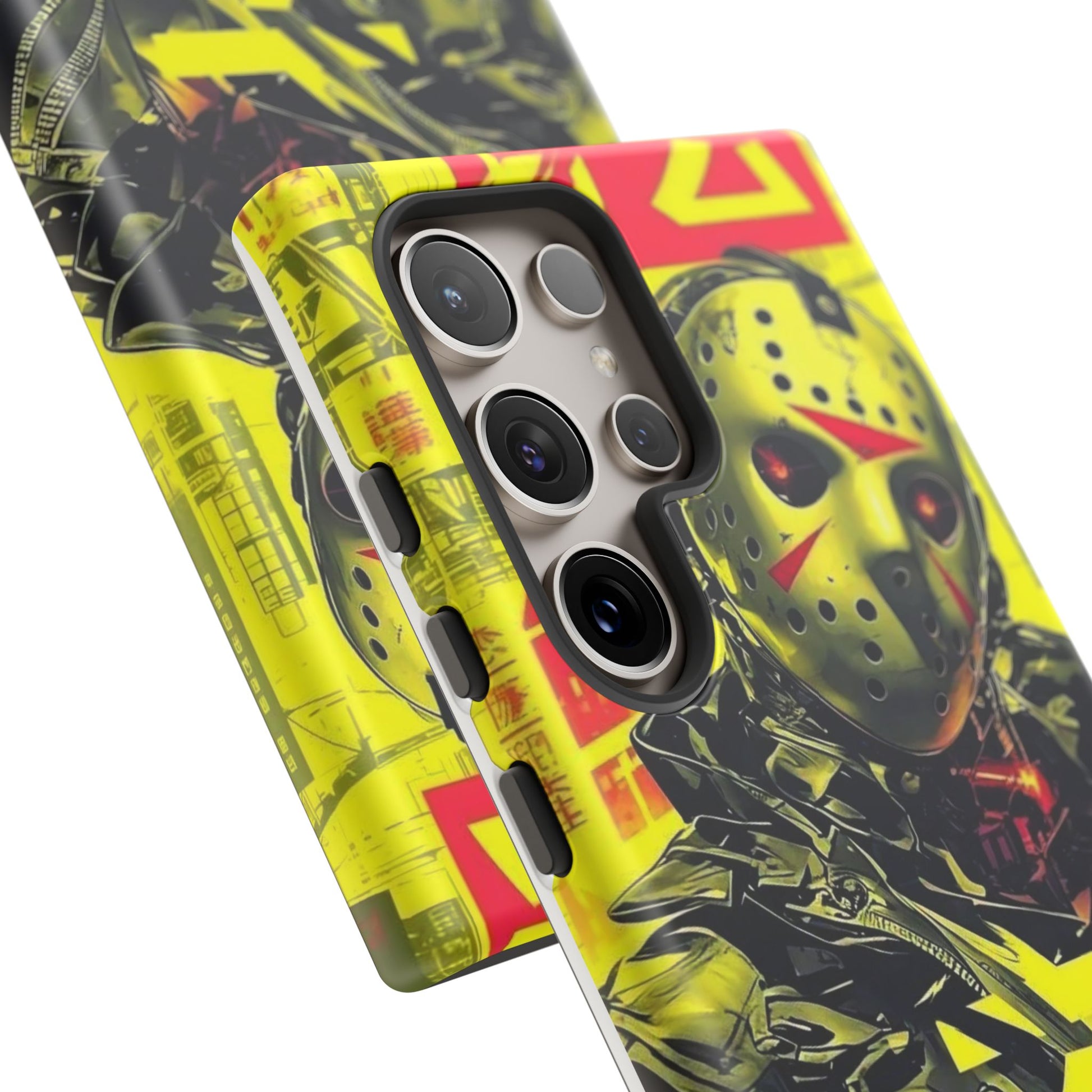 Cyberpunk X Jason Voorhees Tough Cases for iPhones, Samsung, and Pixel