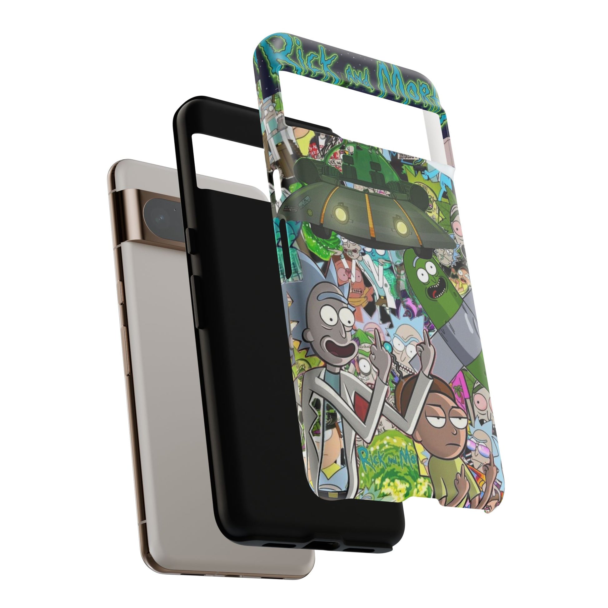 Rick and Morty Phone Case, Tough Cases for iPhones, Samsung, and Pixel