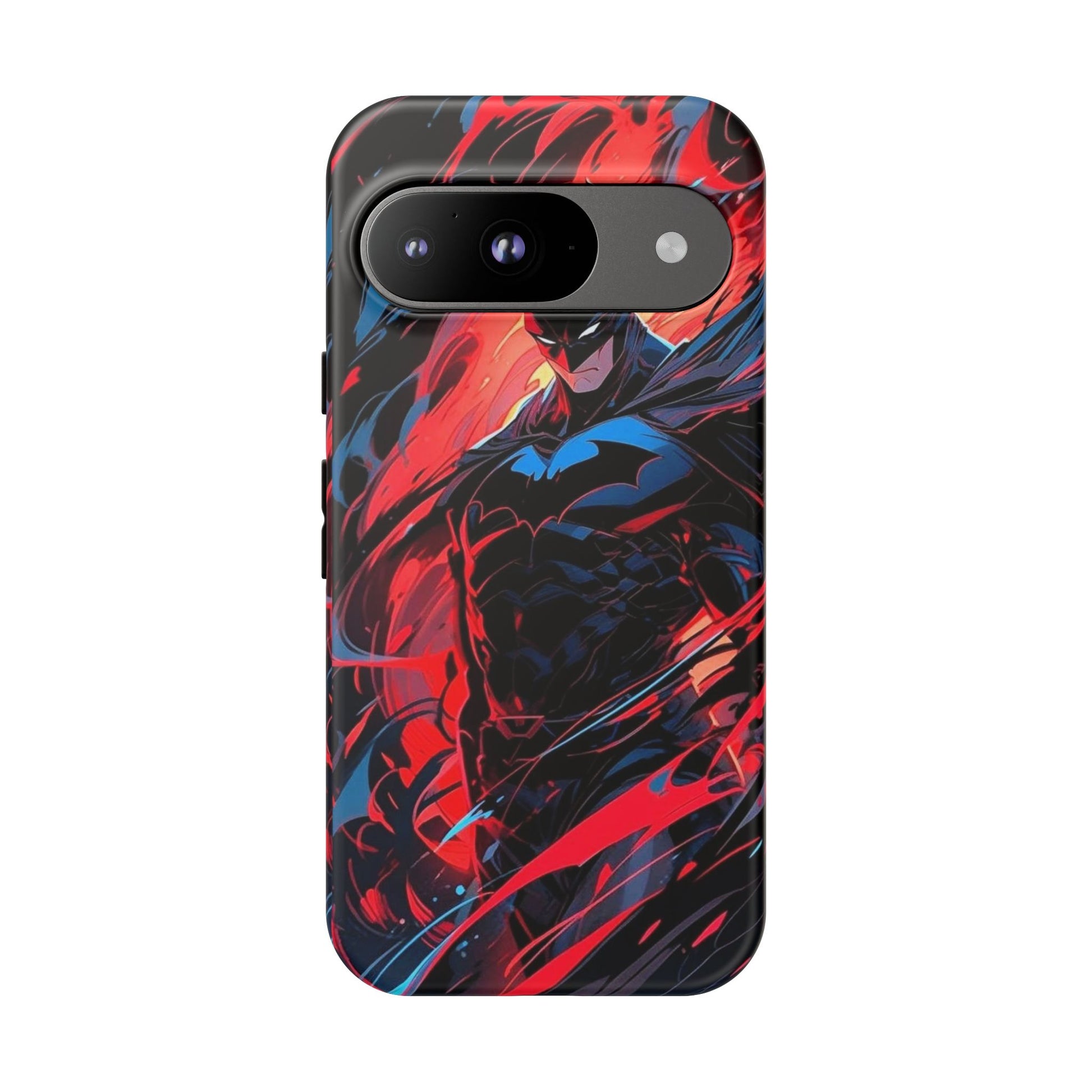 The Dark Knight Batman Art Tough Cases for iPhones, Samsung, and Pixel