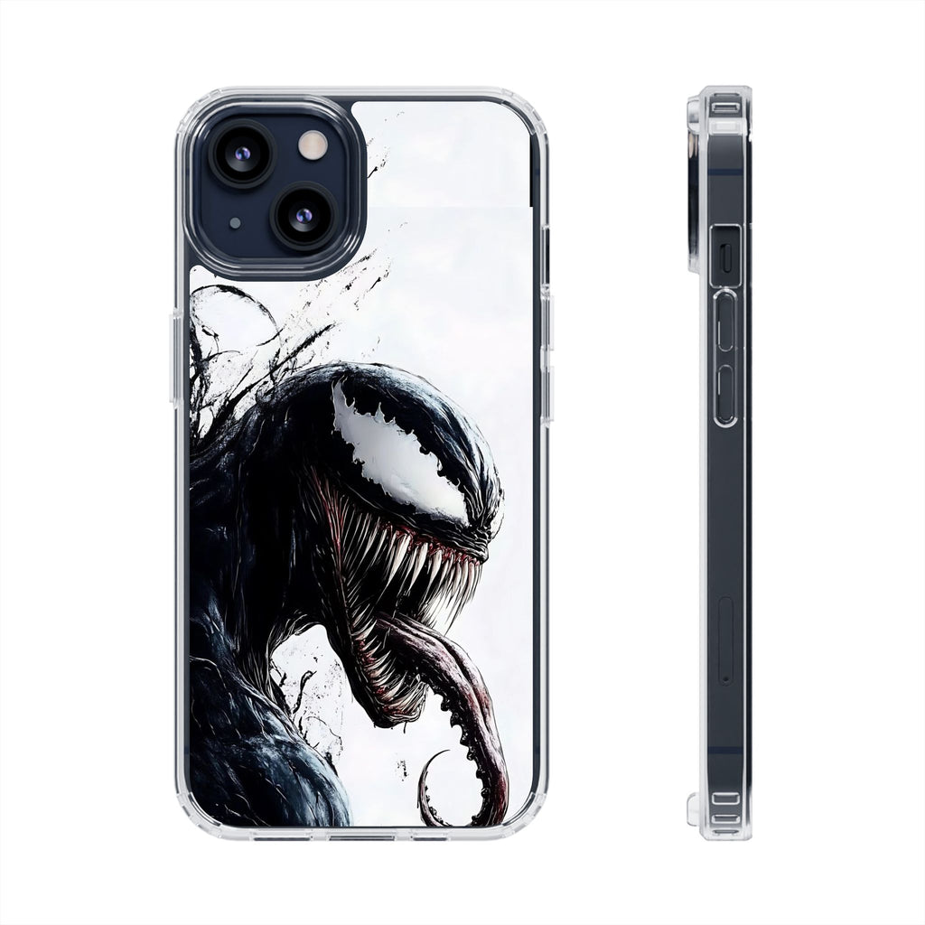 Phone Case, Venom Villain Comic Book Themed Clear Case for Select Phones,