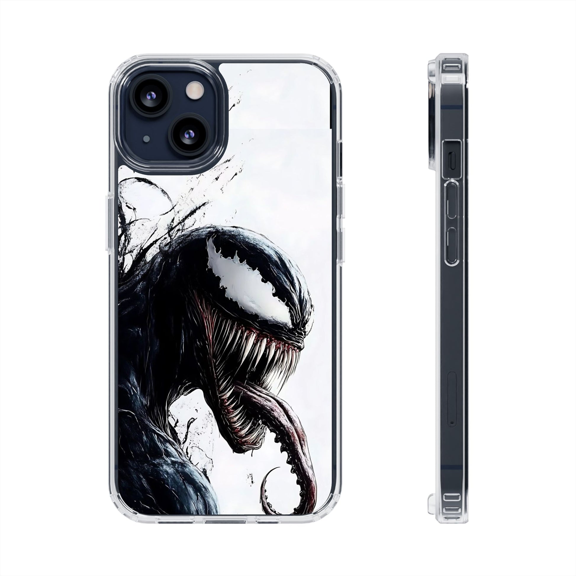 Phone Case, Venom Villain Comic Book Themed Clear Case for Select Phones,