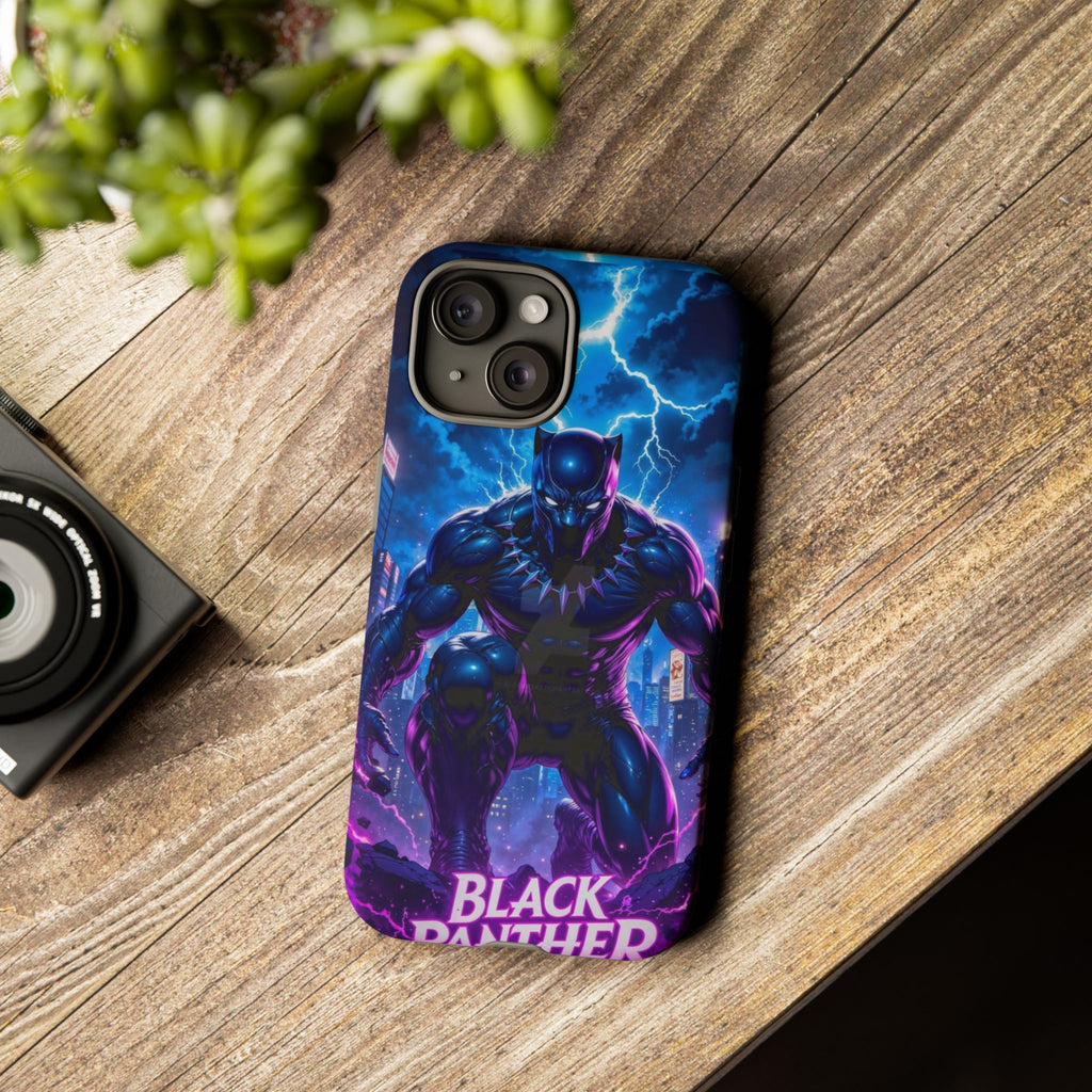Black Panther Phone Case, Tough Cases for iPhones, Samsung, and Pixel