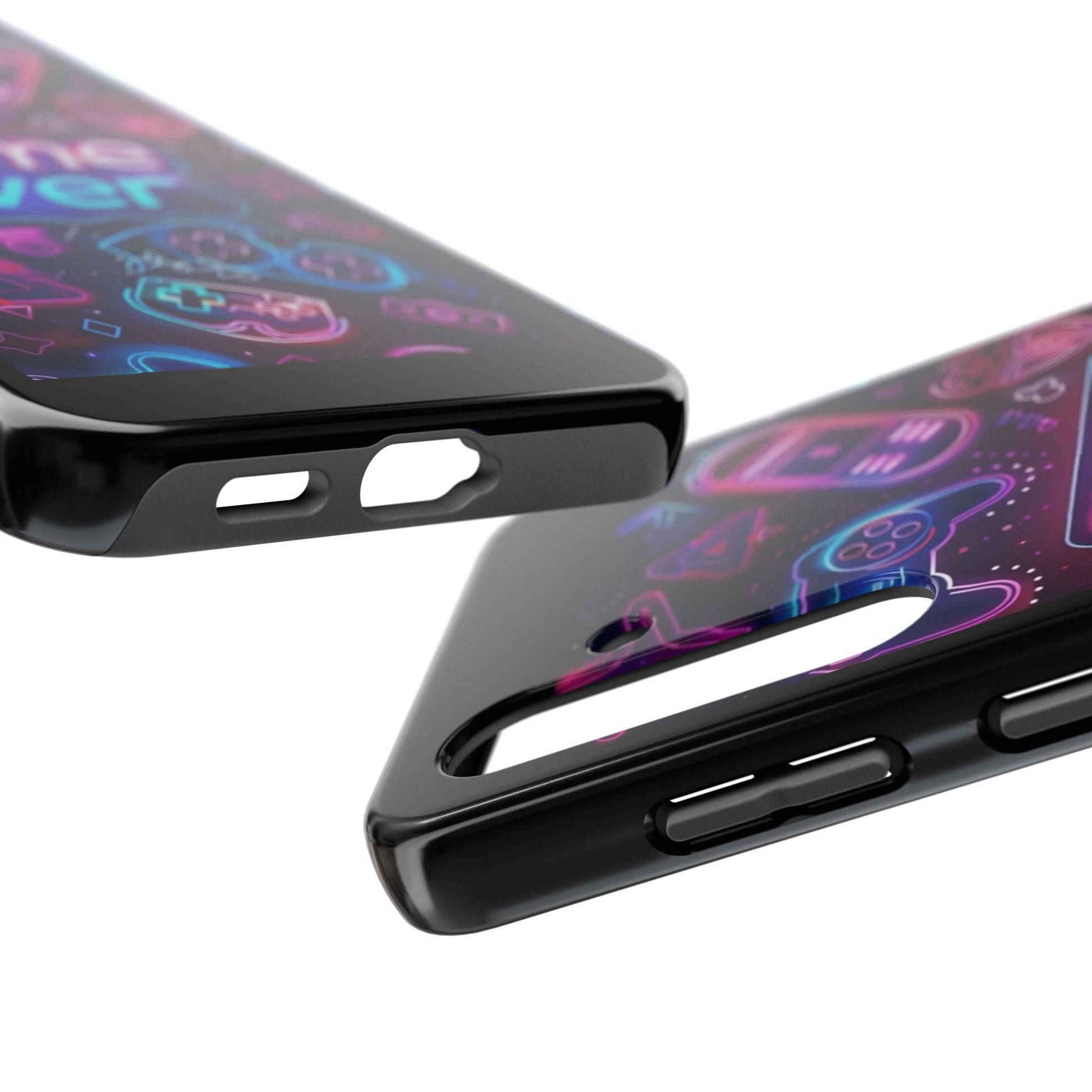 Game Over Gamer Themed Phone Cases for Iphones & Samsung Phones