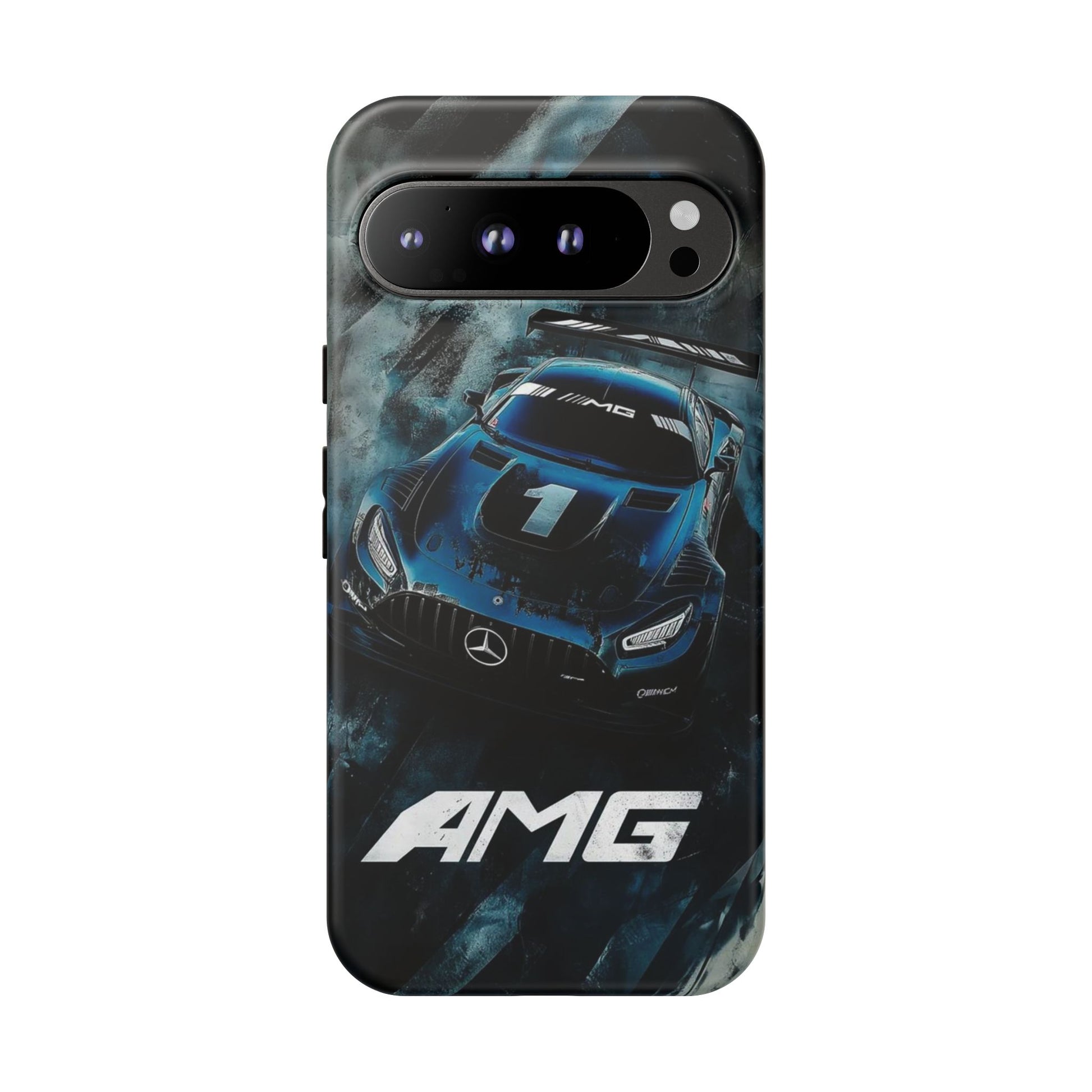 Mercedes AMG Racing Car Tough Cases for iPhones, Samsung, and Pixel