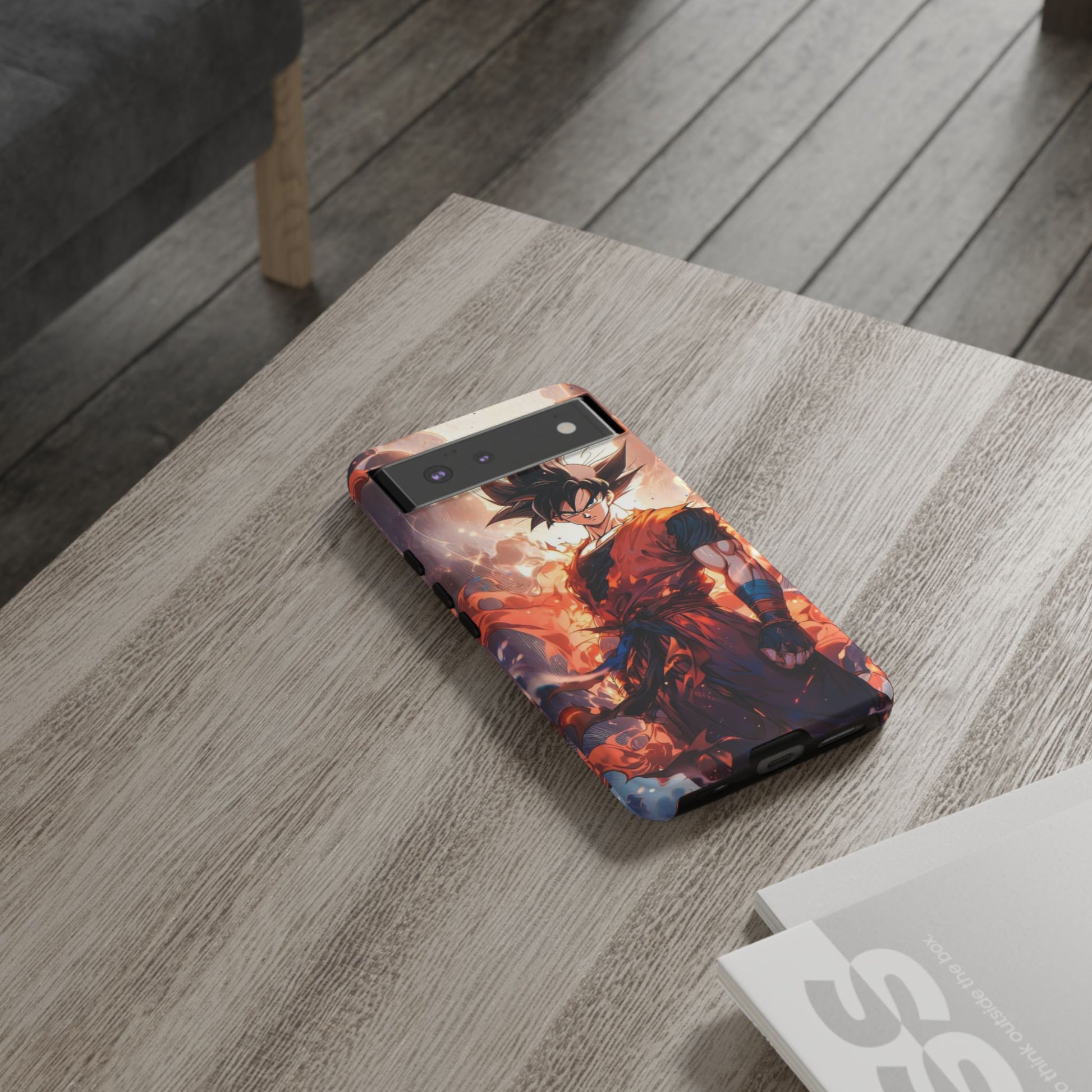 Anime Manga Dragon Ball Z Goku Tough Cases for iPhones, Samsung, and Pixel