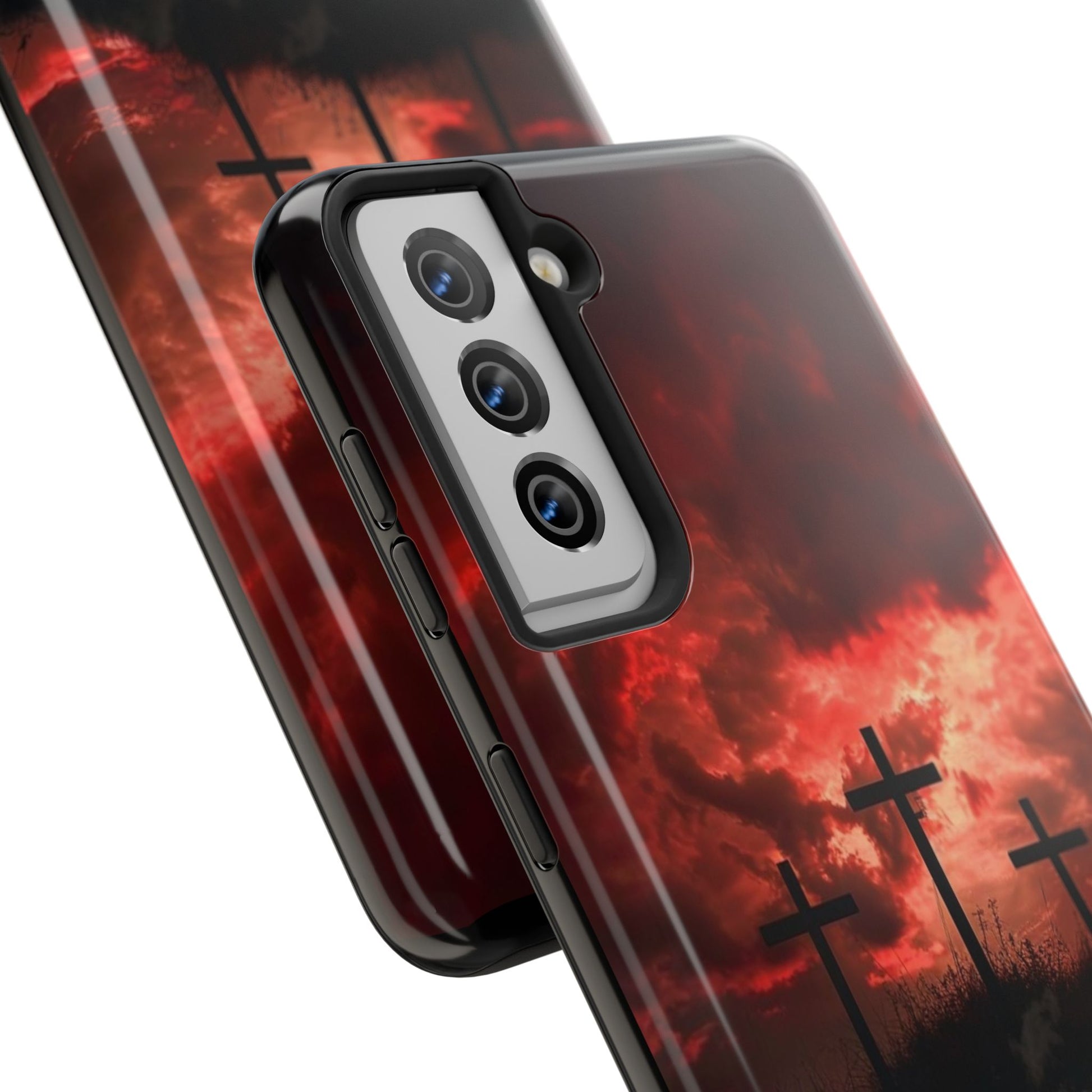 Crosses at Golgotha Christian Cases for iPhones & Samsung Phones
