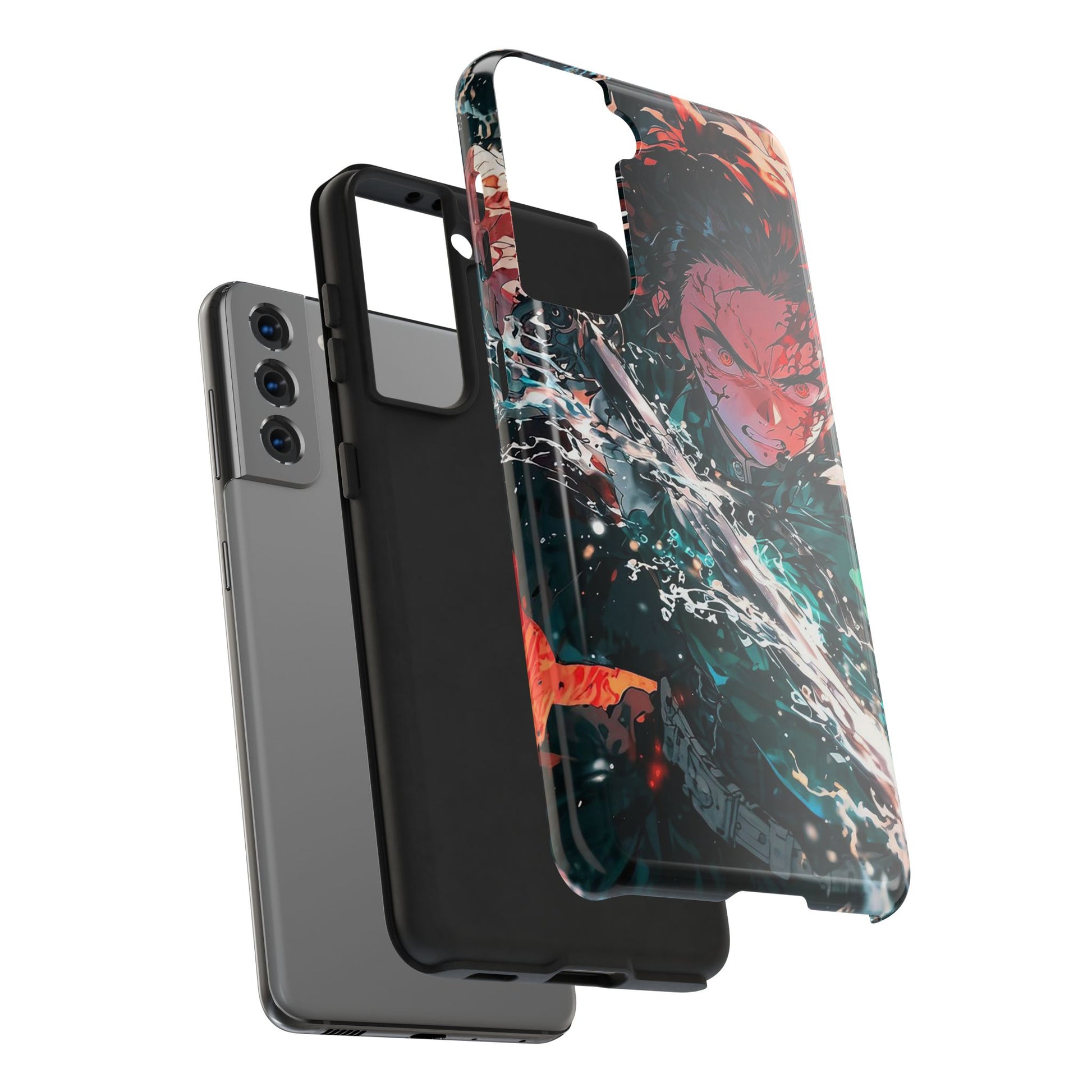 Demon Slayer Tanjiro Art Phone Case for iPhone & Samsung Galaxy Phones