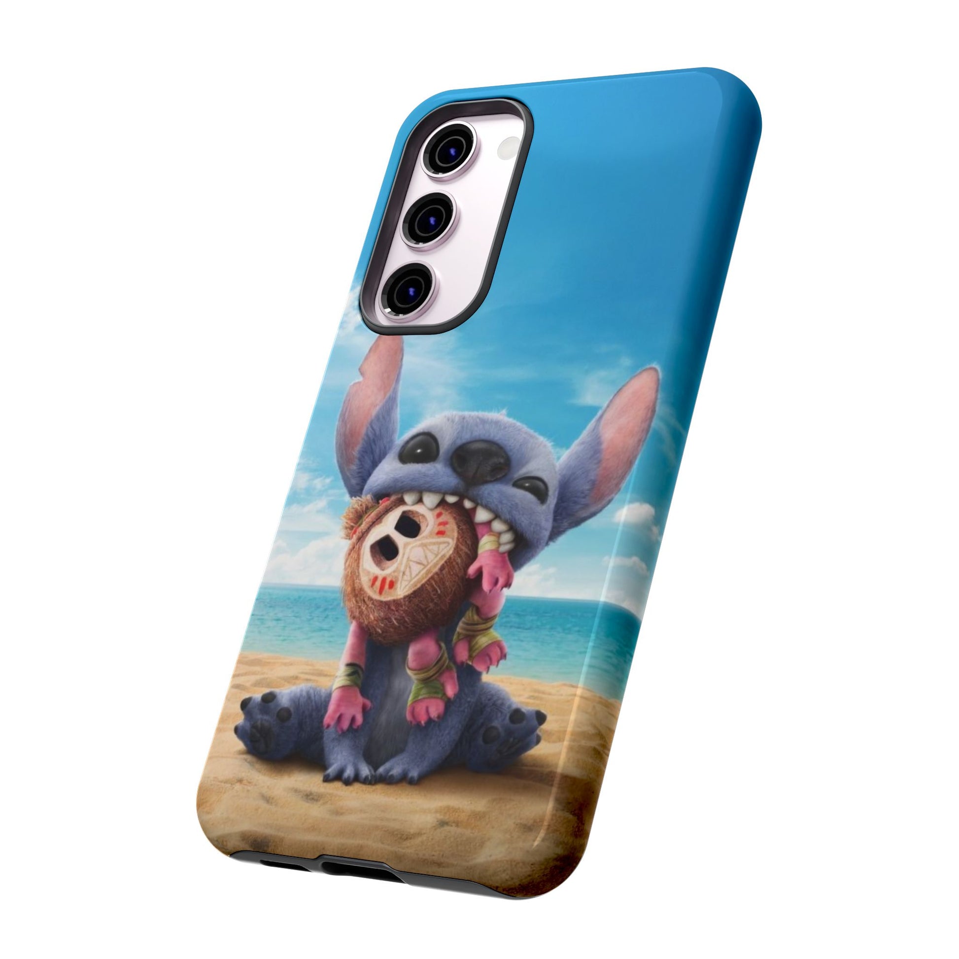 Stitch Beach Sunset Landscape Phone Case for iPhone, Samsung Galaxy, & Pixel Phones