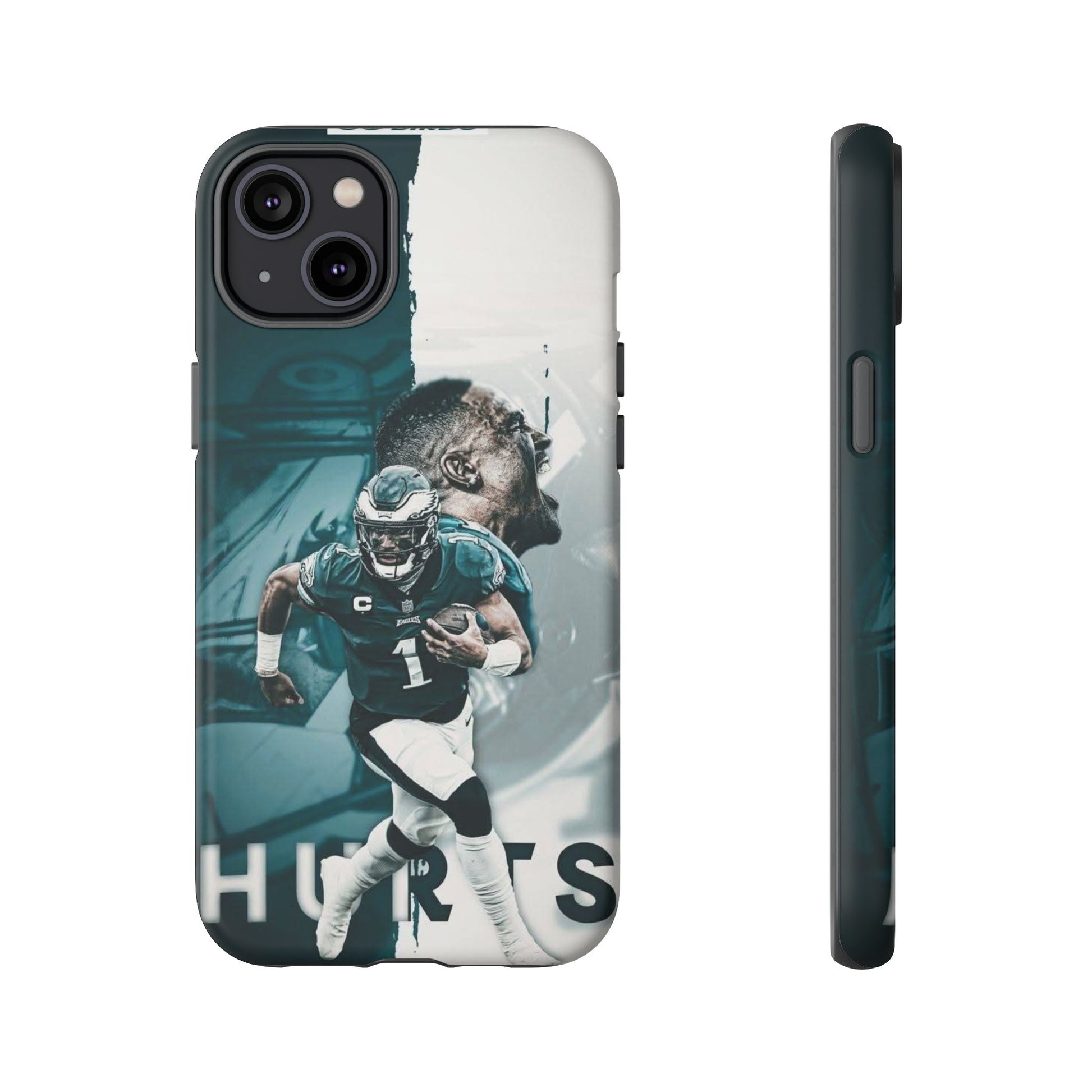Jalen Hurts Eagles Football Tough Cases for iPhones, Samsung, and Pixel