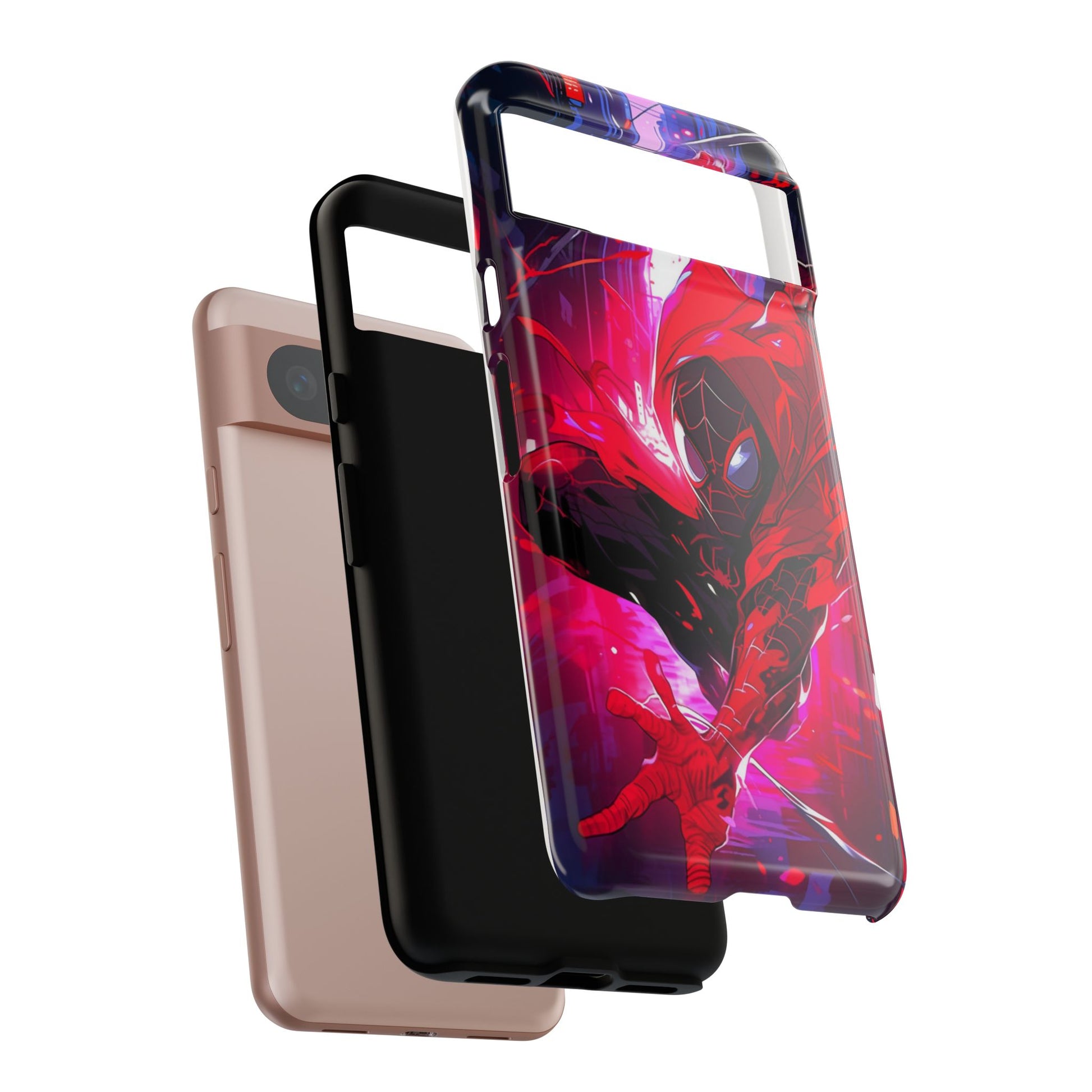 Miles Morales Spiderman Phone Case, Tough Cases for iPhones, Samsung, and Pixel