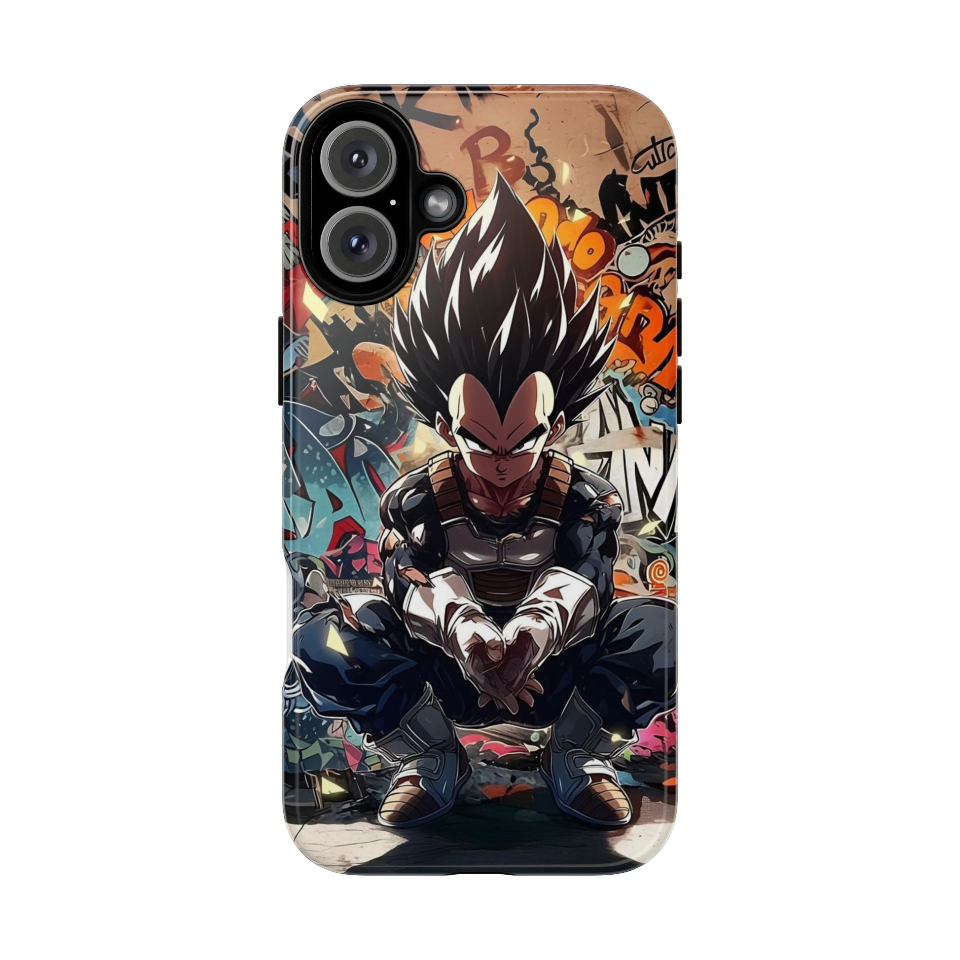 Anime Vegeta Dragon ball Z Tough Cases for iPhones, Samsung, and Pixel