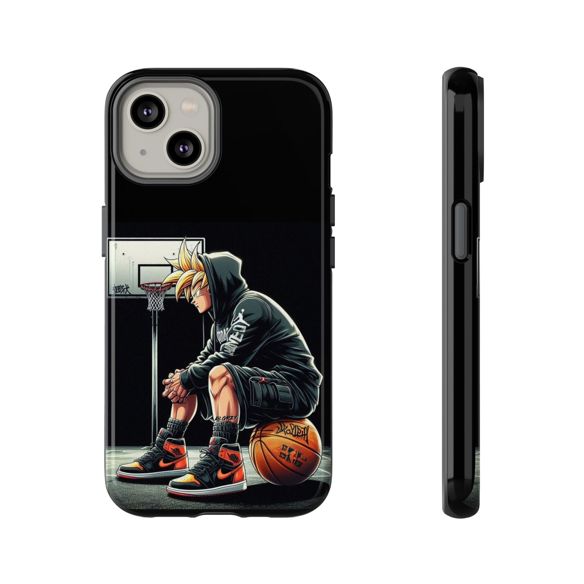 Son Goku Basketball Tough Cases for iPhones, Samsung, and Pixel