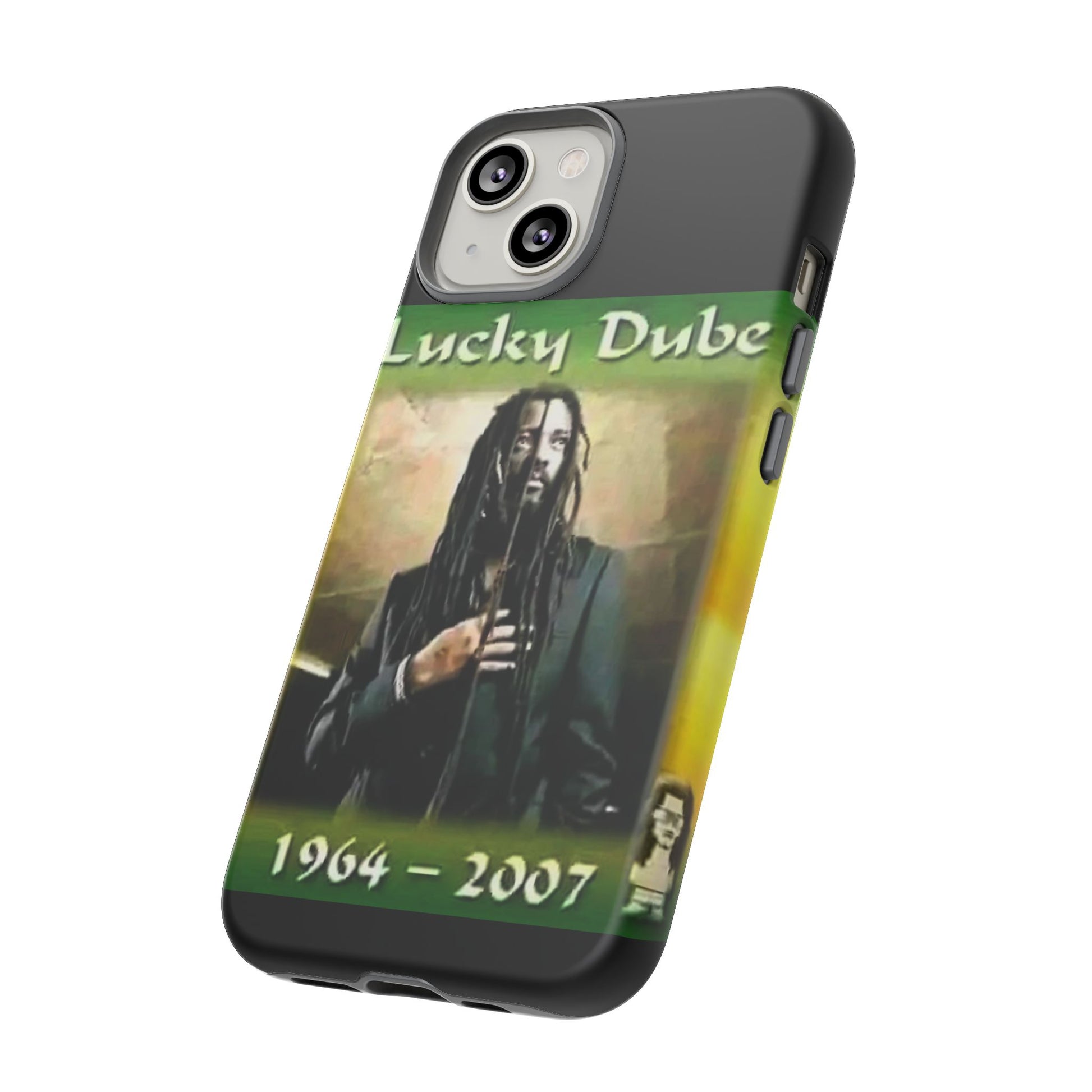 Lucky Dube Tough Cases for iPhones, Samsung, and Pixel