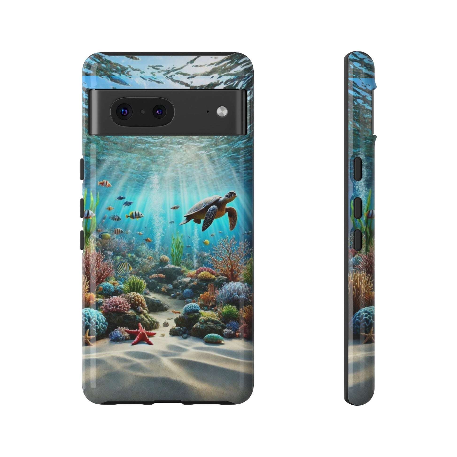 Under Sea Landscape Tough Cases for iPhones, Samsung, and Pixel