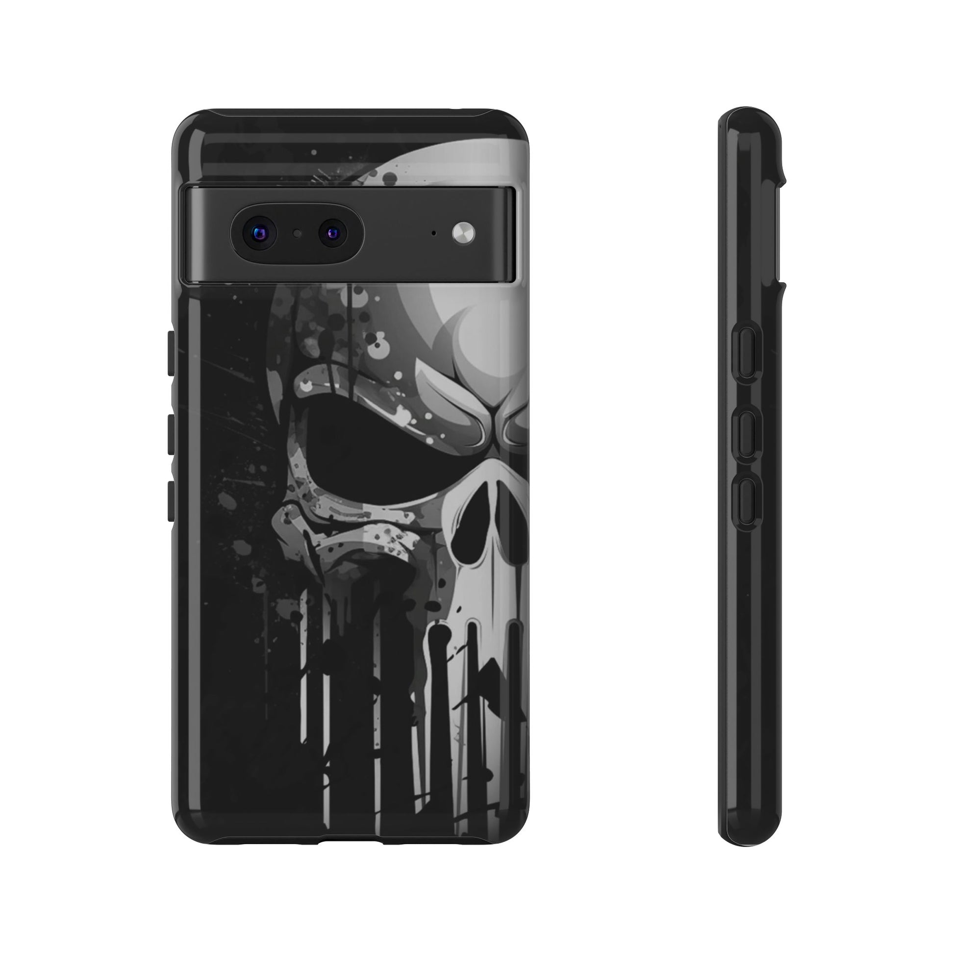Punisher Skull Tough Cases for iPhones, Samsung, and Pixel