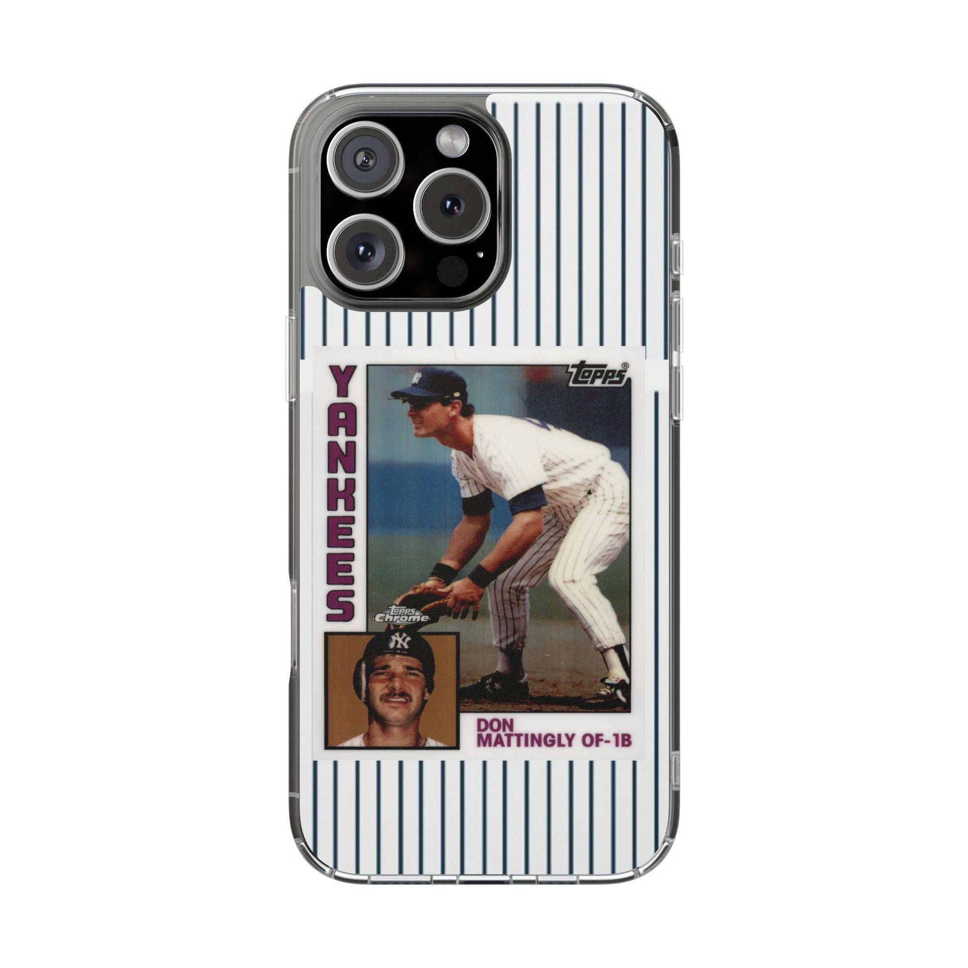 Mattingly Rookie Card Baseball inspired Protective Iphone and Samsung case