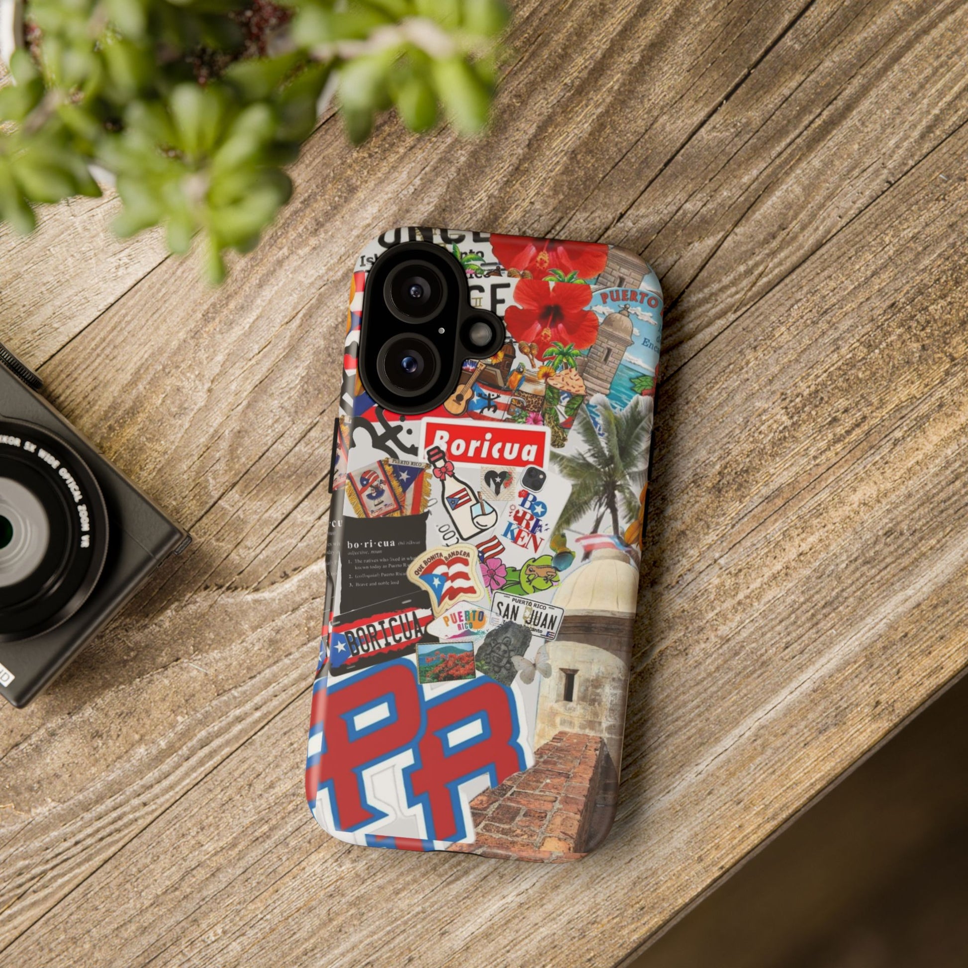 Puerto Rico Boricua Art Tough Cases for iPhones, Samsung, and Pixel