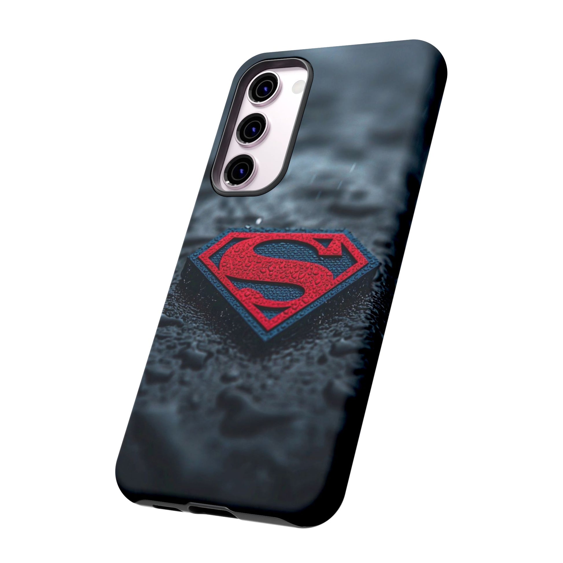 Superman Logo Tough Cases for iPhones, Samsung, and Pixel