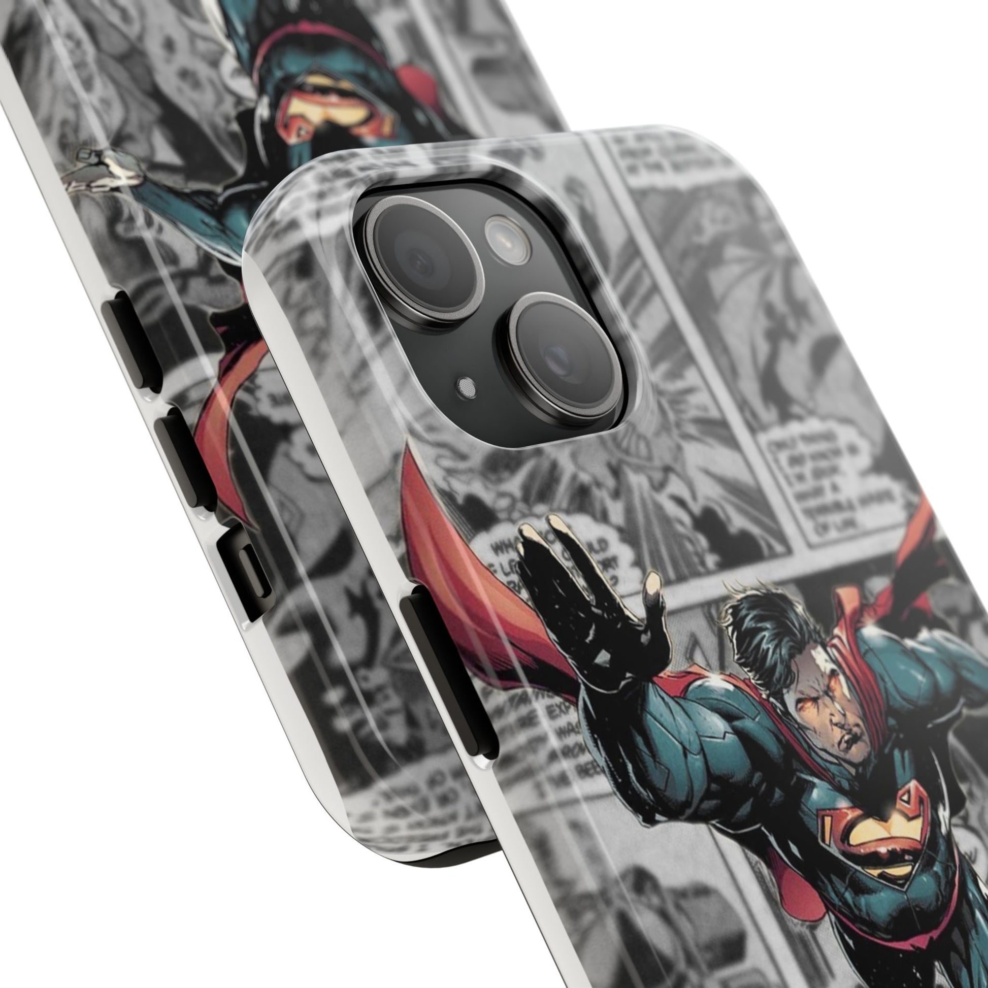 Superman Comic Book Page Theme Phone Cases for Iphones & Samsung Phones