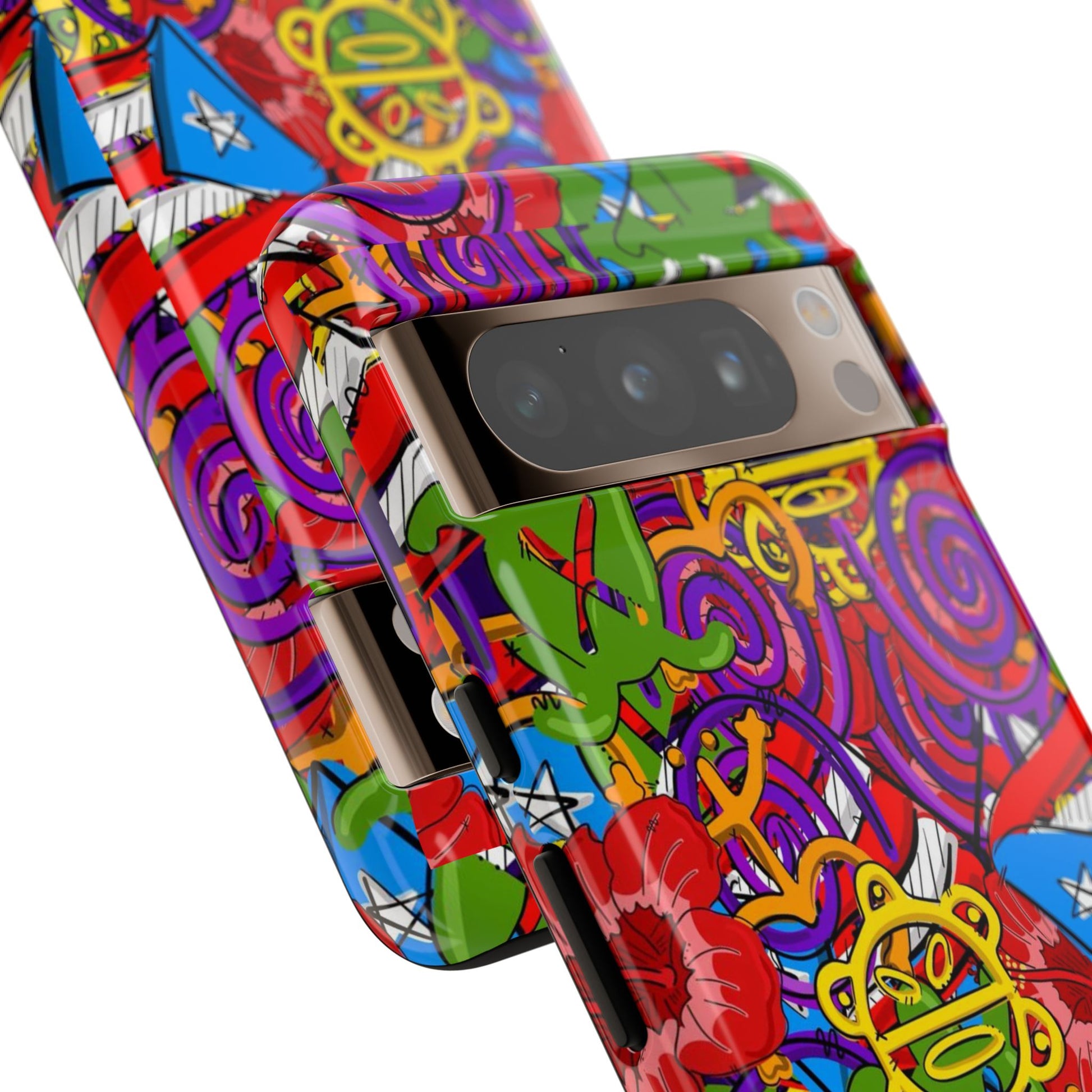 Puerto Rico Taino Tribal Art Tough Cases for iPhones, Samsung, and Pixel