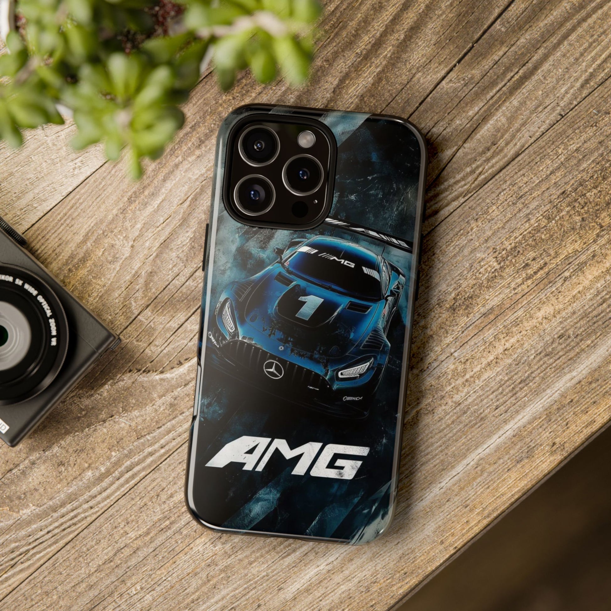 Mercedes AMG Racing Car Tough Cases for iPhones, Samsung, and Pixel