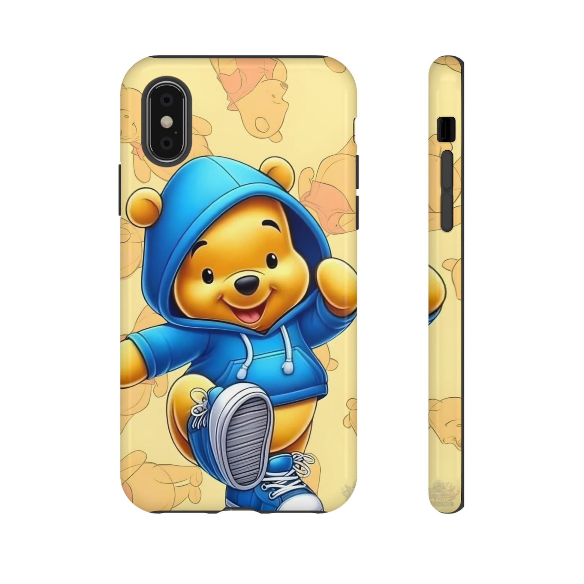 Cute Pooh Bear Phone Case, Tough Case