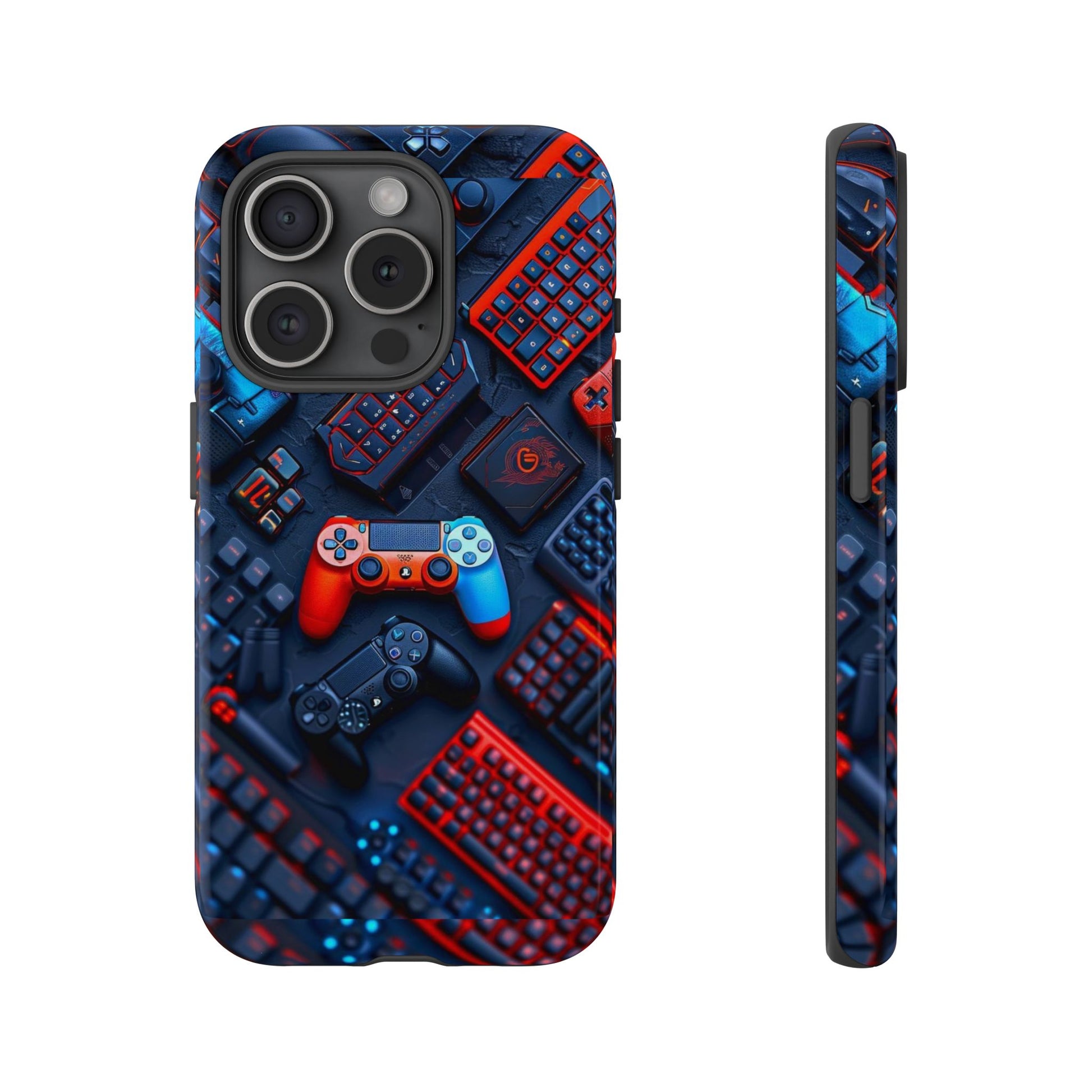 Gamer Themed Controllers Tough Cases for iPhones, Samsung, and Pixel