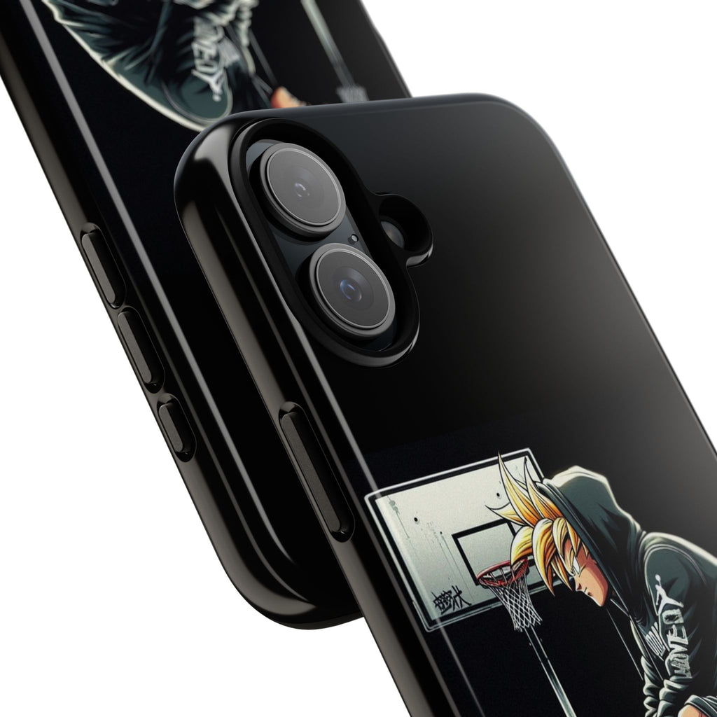 Son Goku Basketball Tough Cases for iPhones, Samsung, and Pixel