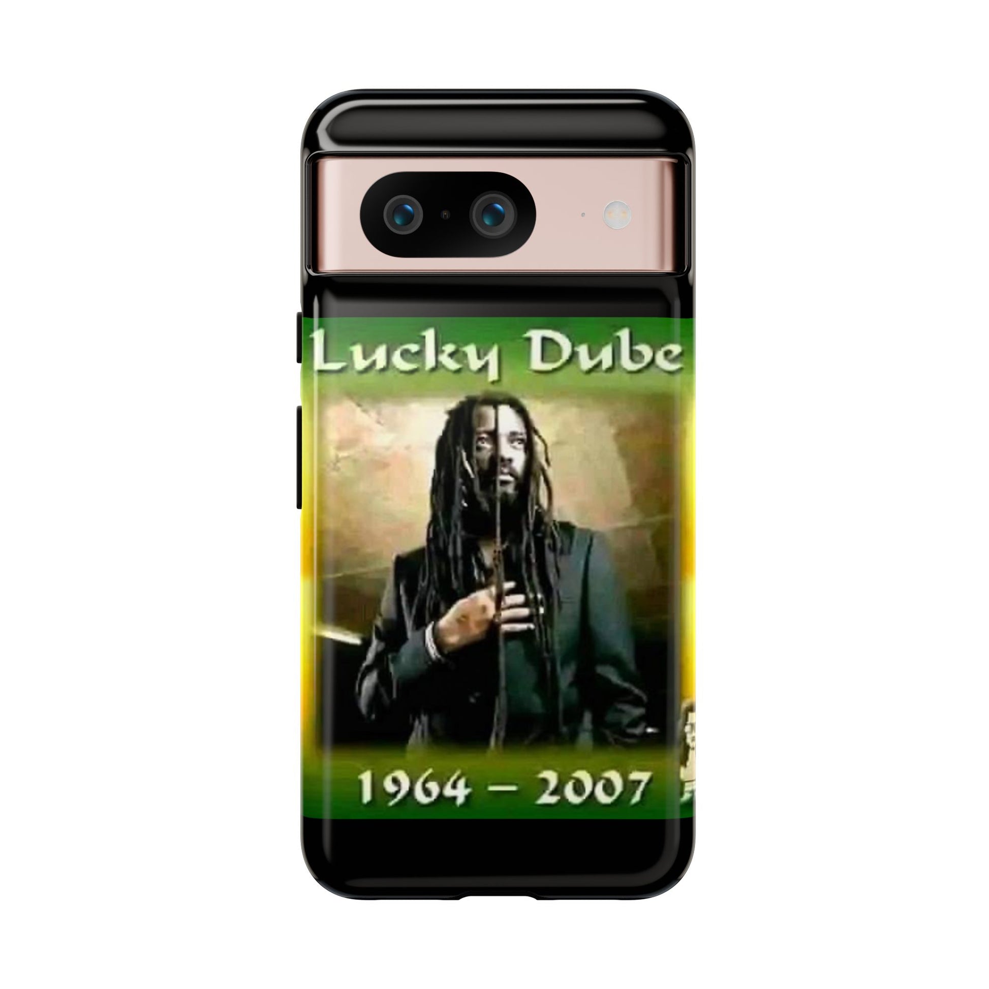 Lucky Dube Tough Cases for iPhones, Samsung, and Pixel