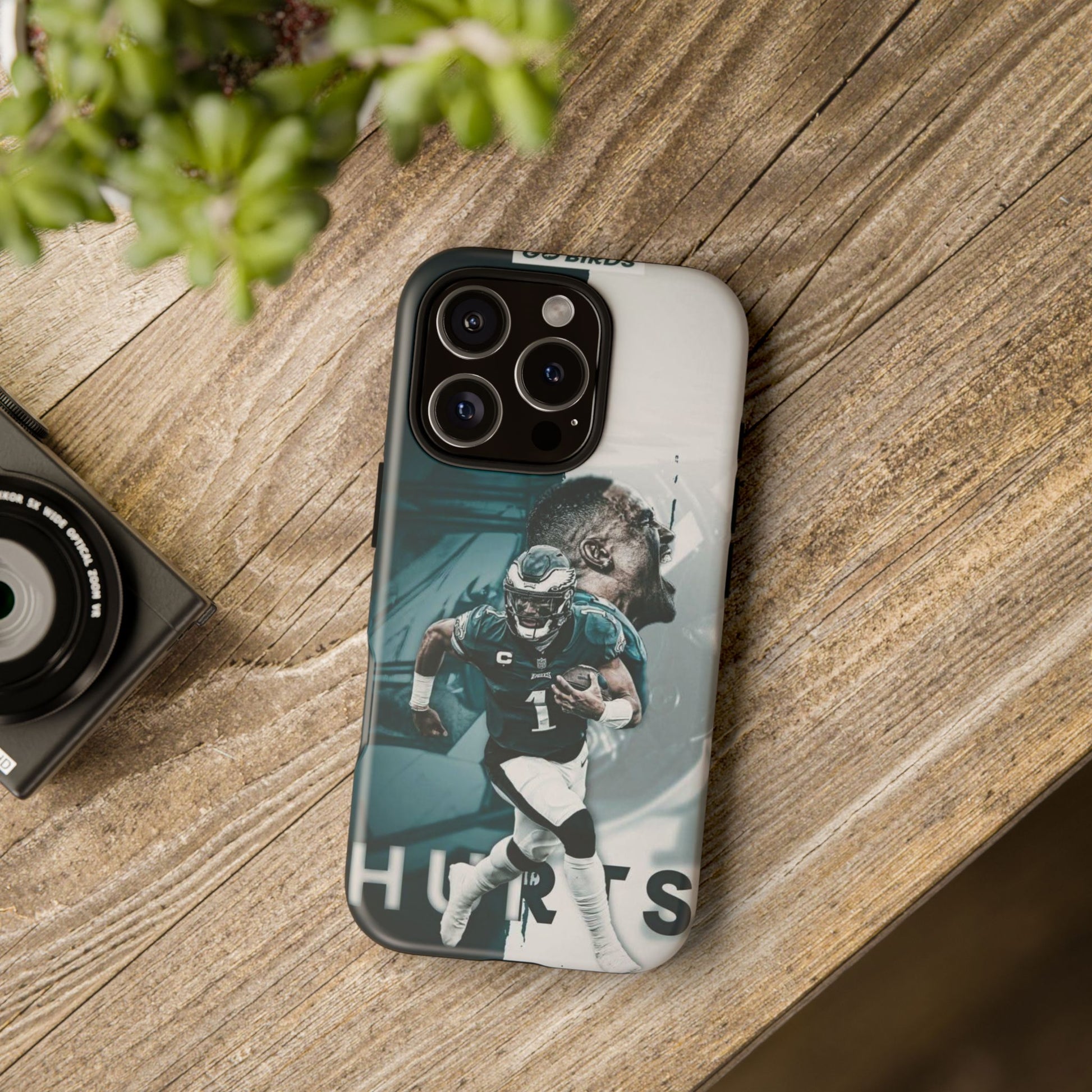 Jalen Hurts Eagles Football Tough Cases for iPhones, Samsung, and Pixel