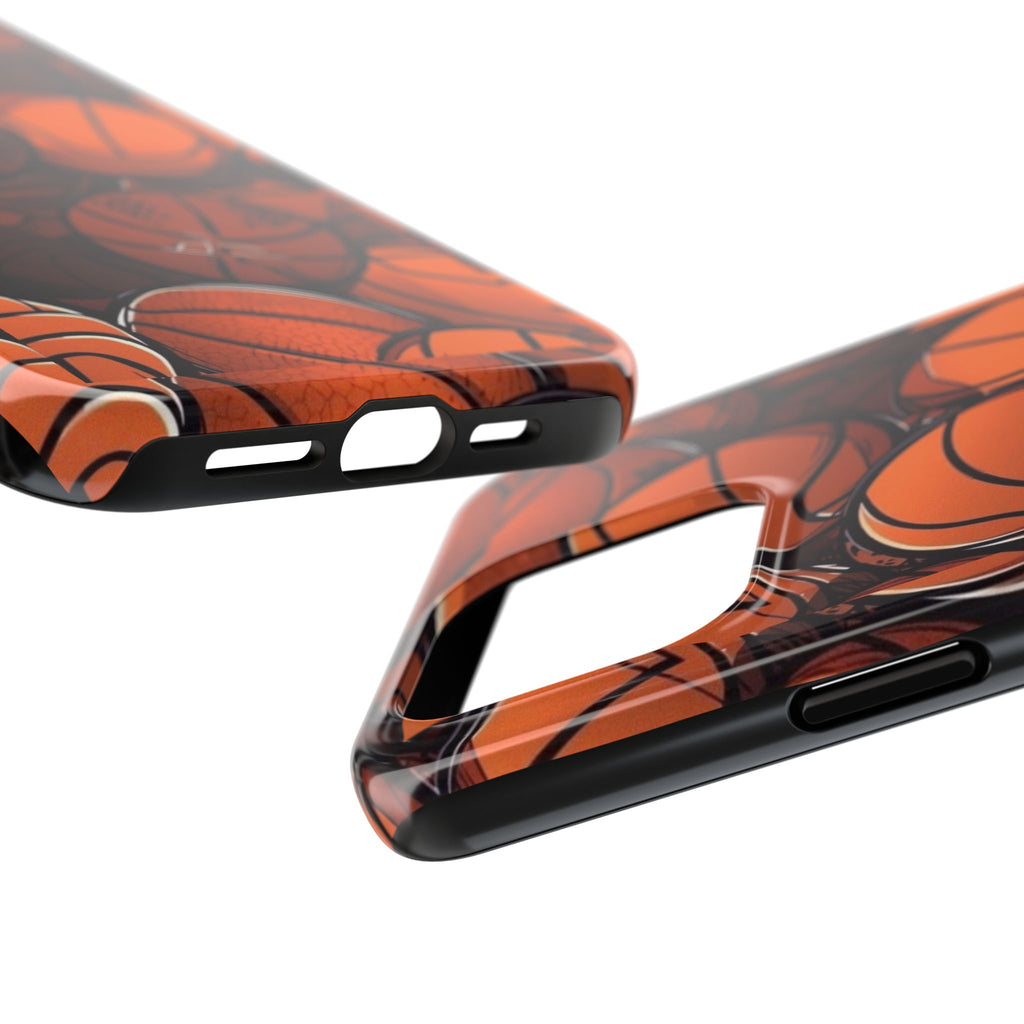Basketball Pattern Design Tough Phone Cases for Iphones & Samsung Durable