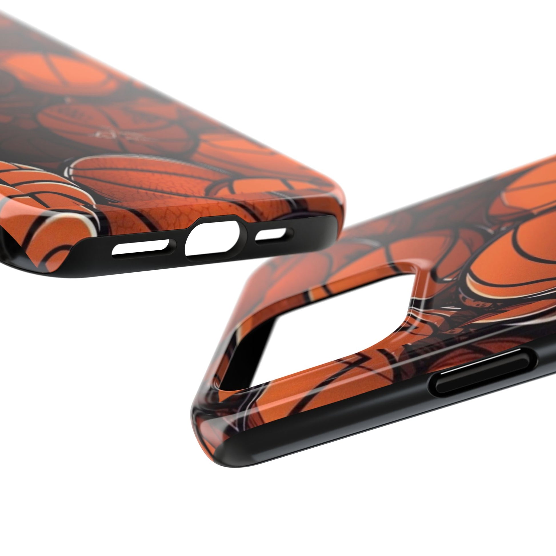 Basketball Pattern Design Tough Phone Cases for Iphones & Samsung Durable