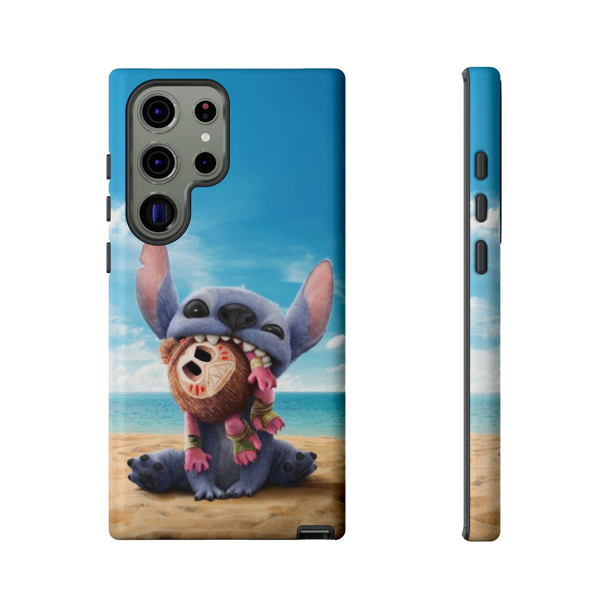 Stitch Beach Sunset Landscape Phone Case for iPhone, Samsung Galaxy, & Pixel Phones