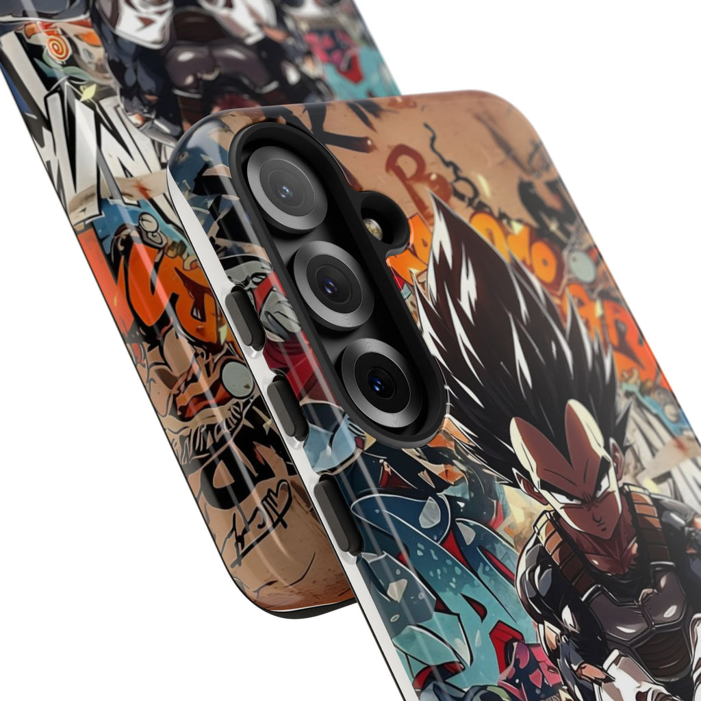 Anime Vegeta Dragon ball Z Tough Cases for iPhones, Samsung, and Pixel