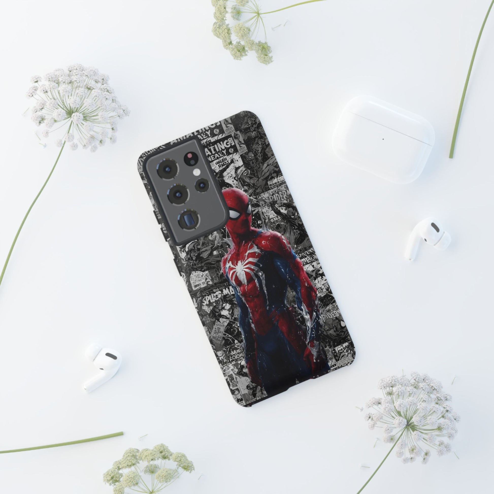 Spiderman Phone Case, Tough Cases for iPhones, Samsung, and Pixel