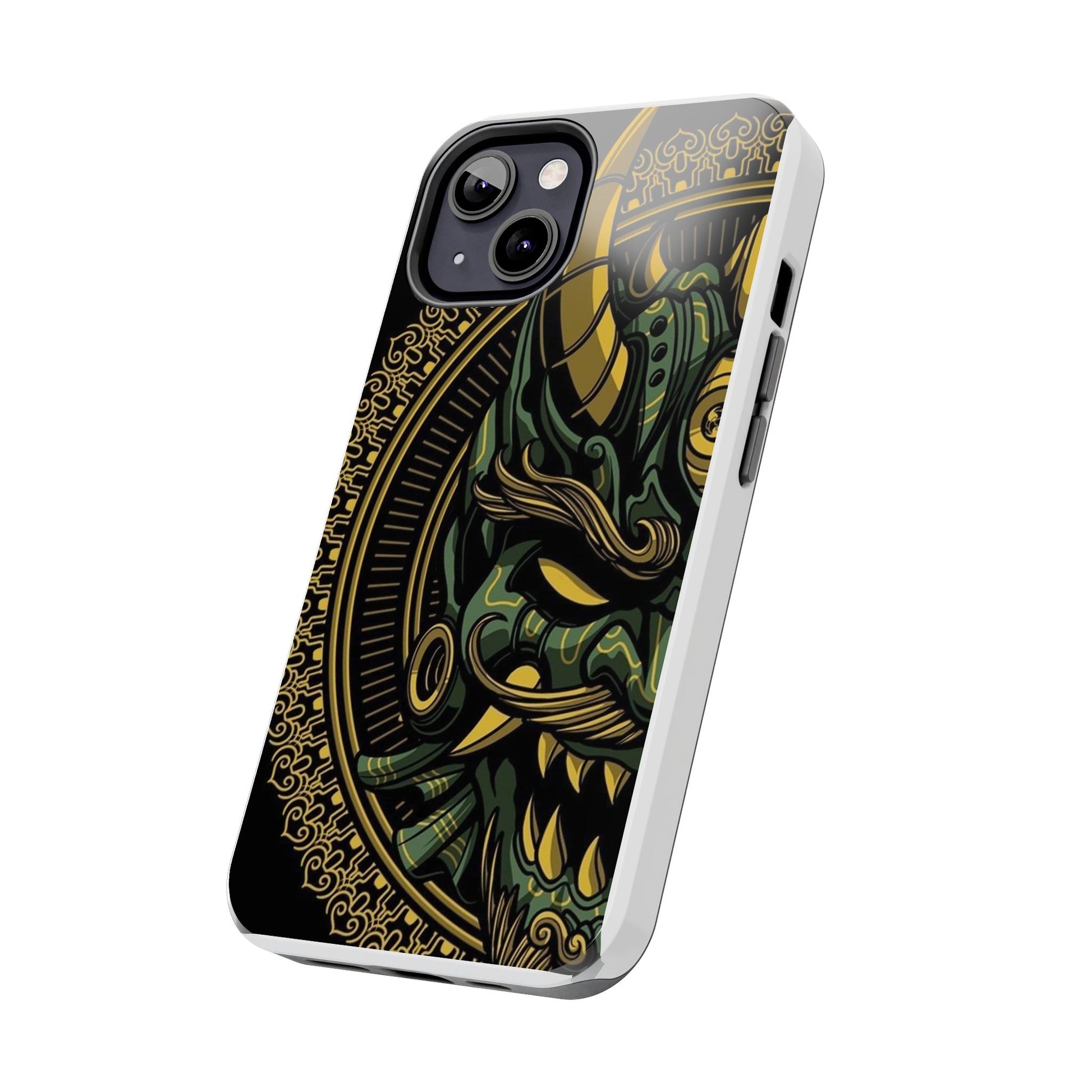 Kabuki Mask Theme Phone Cases for Iphones & Samsung Durable