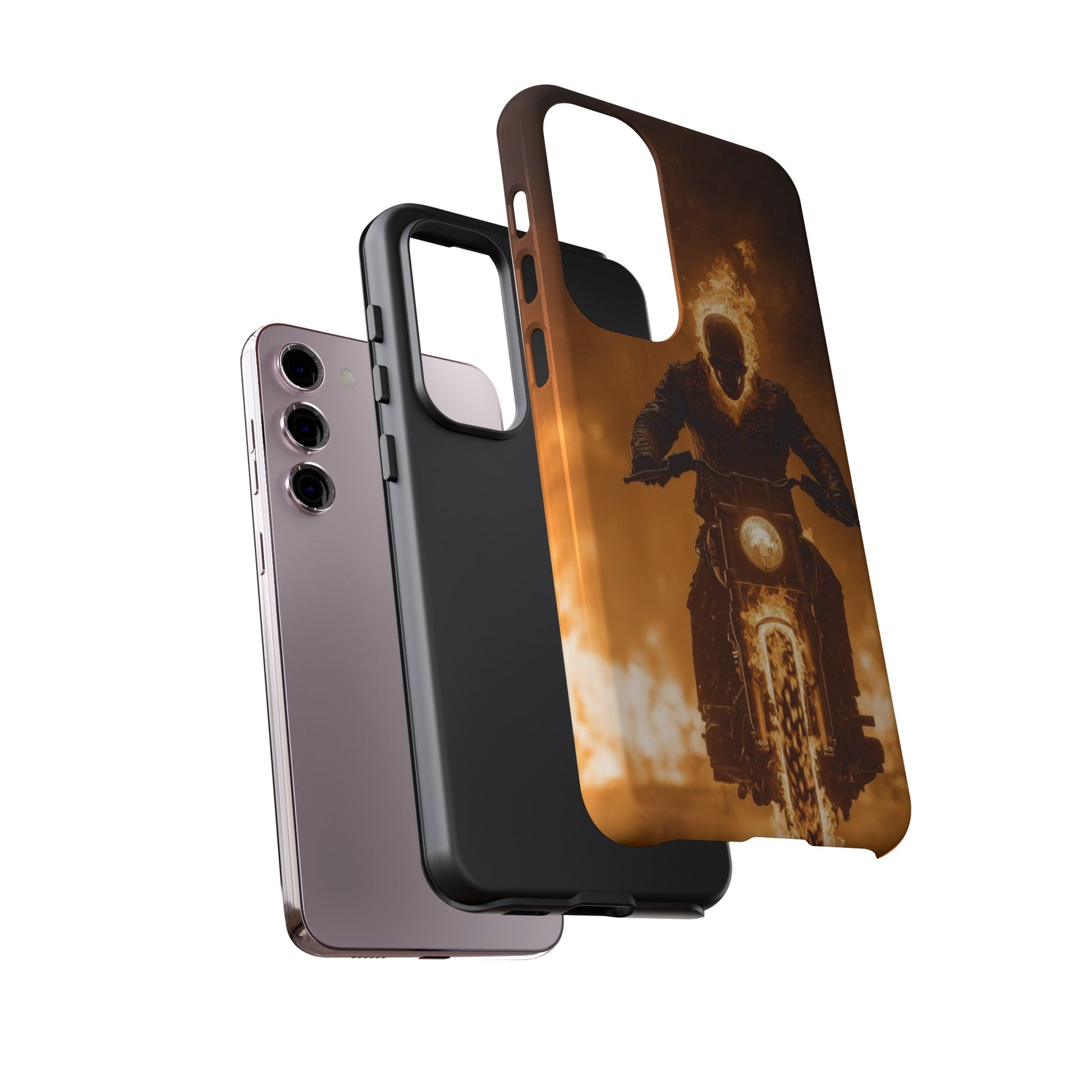 Marvel's Ghostrider Tough Cases for iPhones, Samsung, and Pixel