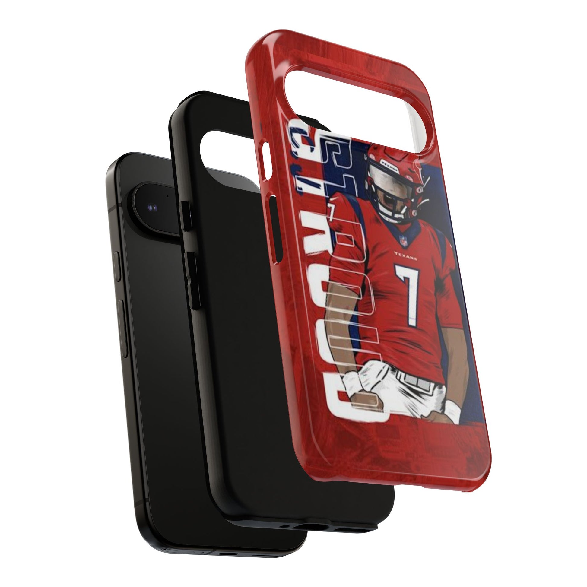 Houston Texans Football CJ Stroud Tough Cases for iPhones, Samsung, and Pixel