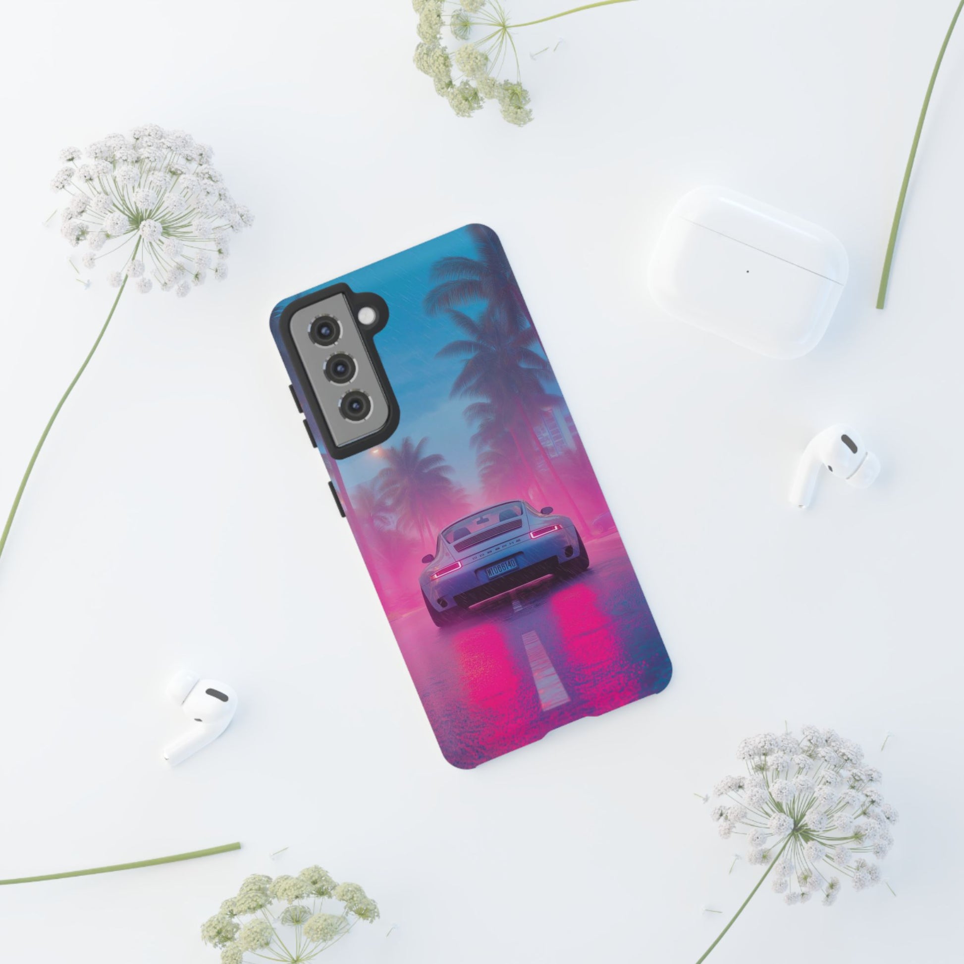 Miami Vice Porsche Phone Case for iPhone, Samsung Galaxy, & Pixel Phones