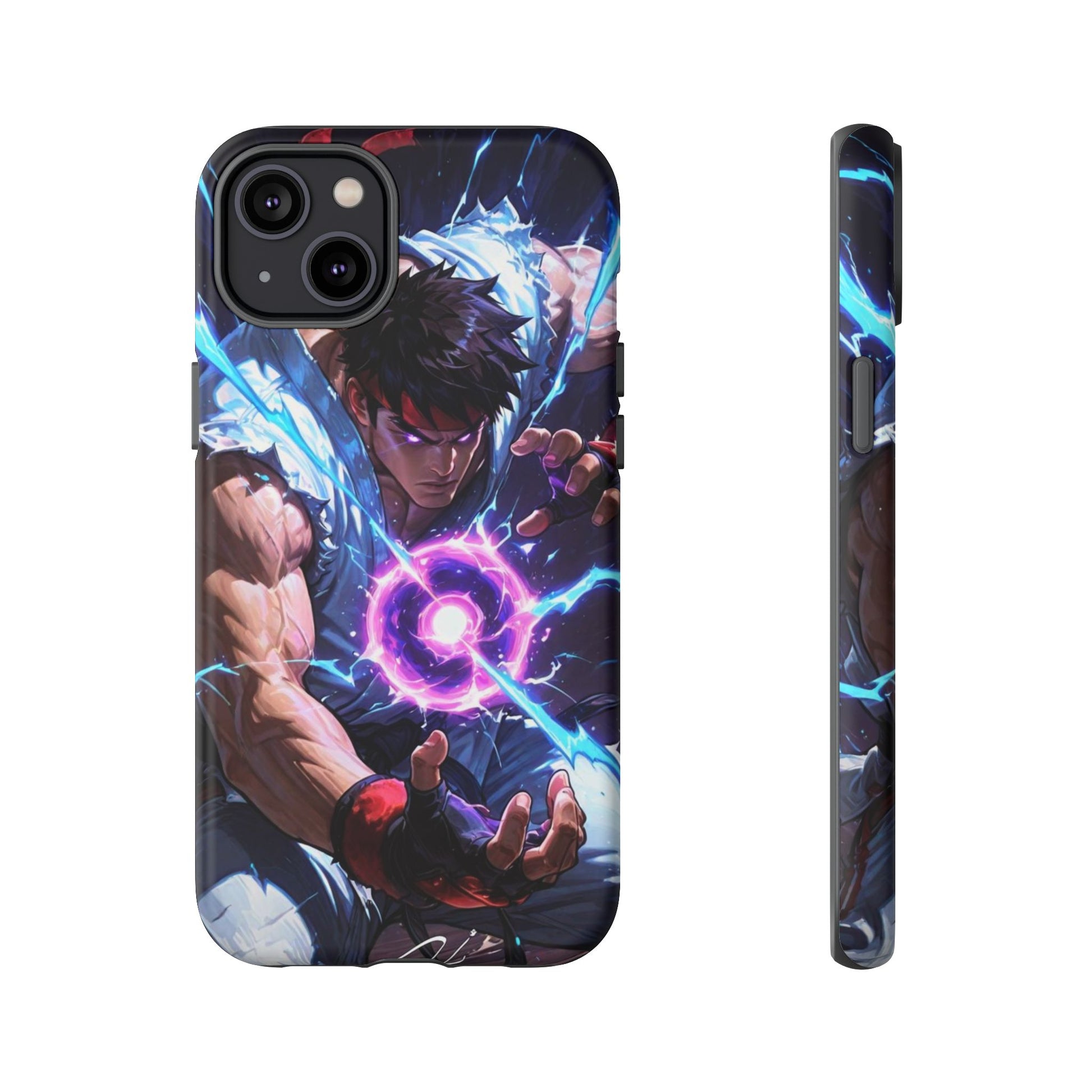 Street Fighter Ryu Gamer Art Tough Cases for iPhones, Samsung, and Pixel