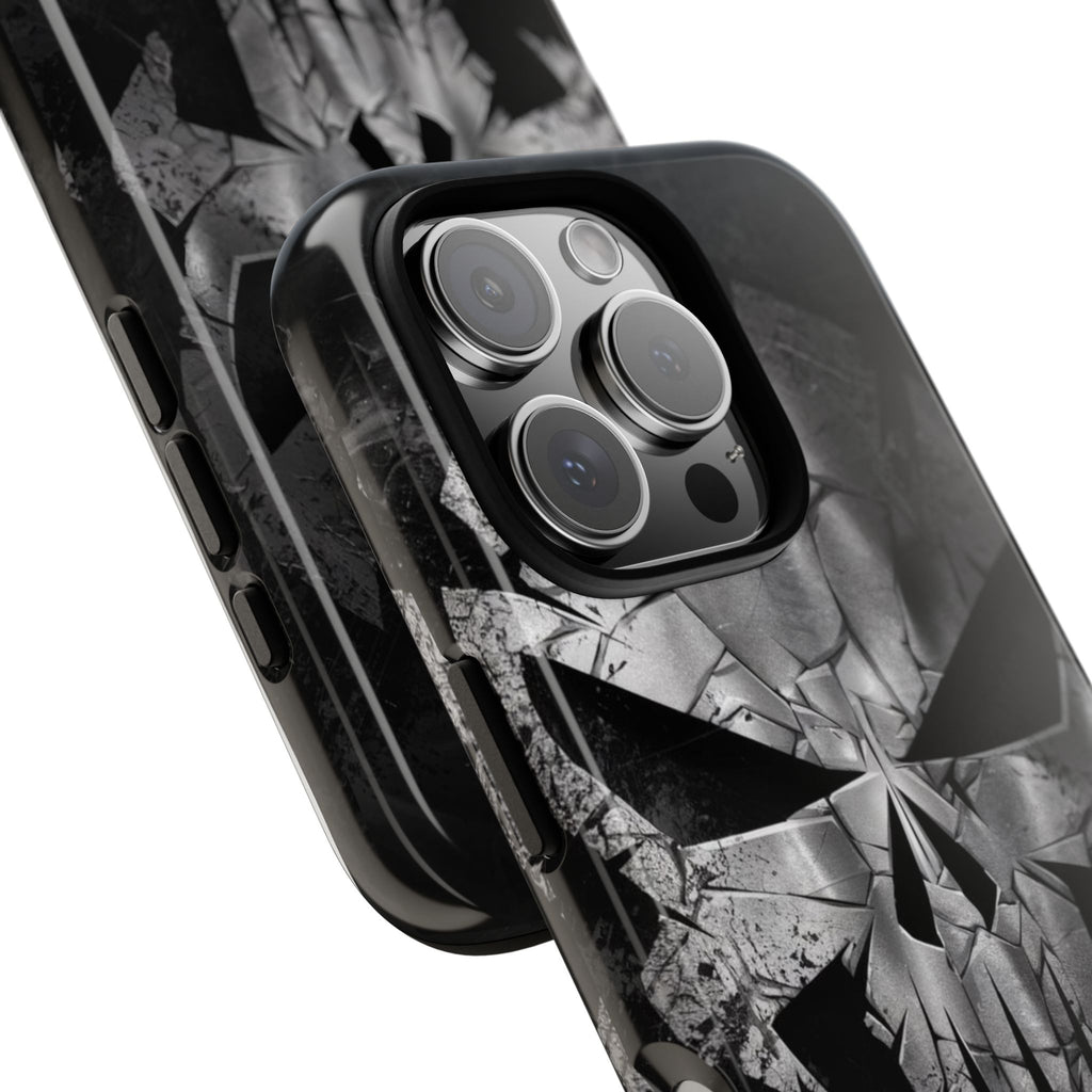 The Punisher Logo Art Tough Cases for iPhones, Samsung, and Pixel