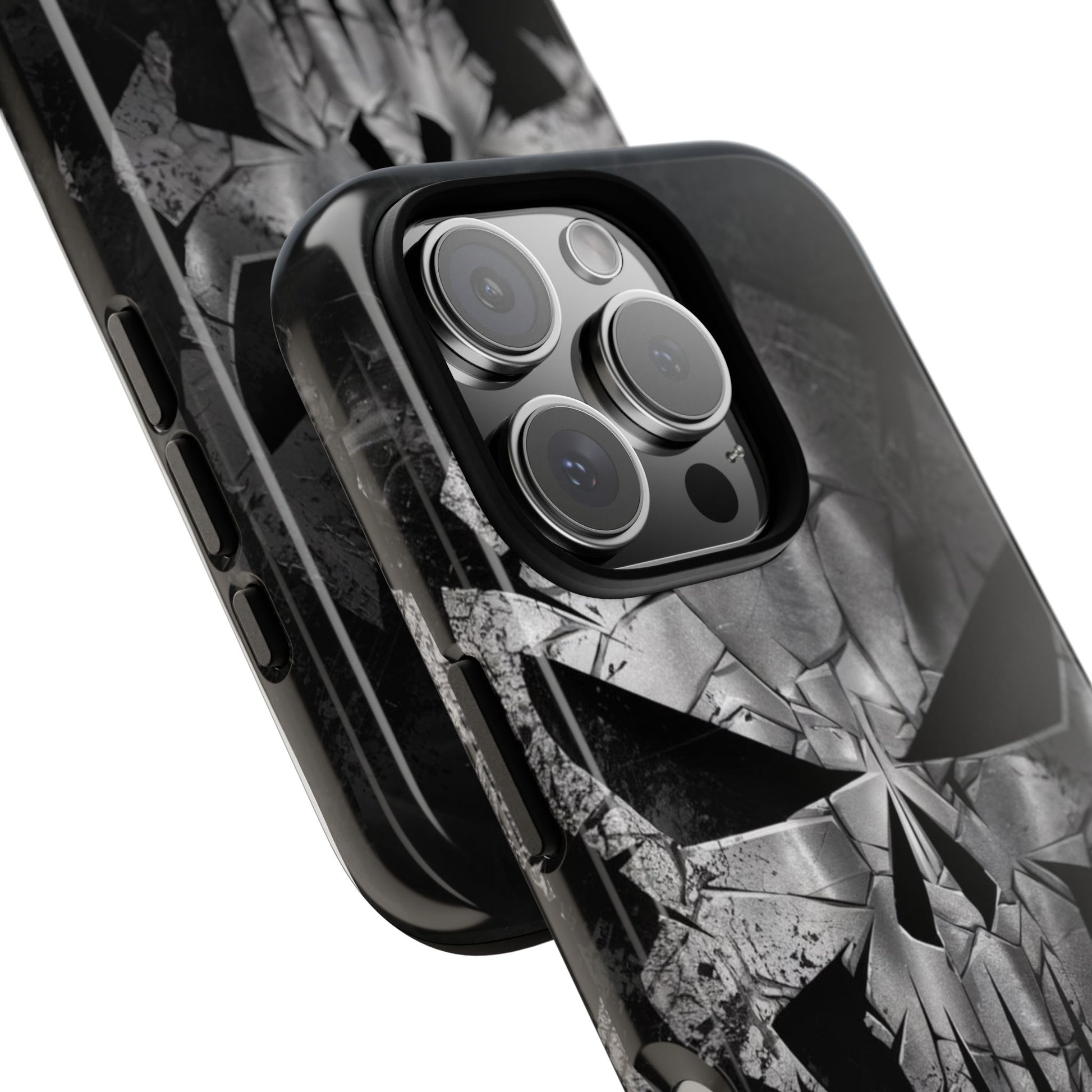 The Punisher Logo Art Tough Cases for iPhones, Samsung, and Pixel