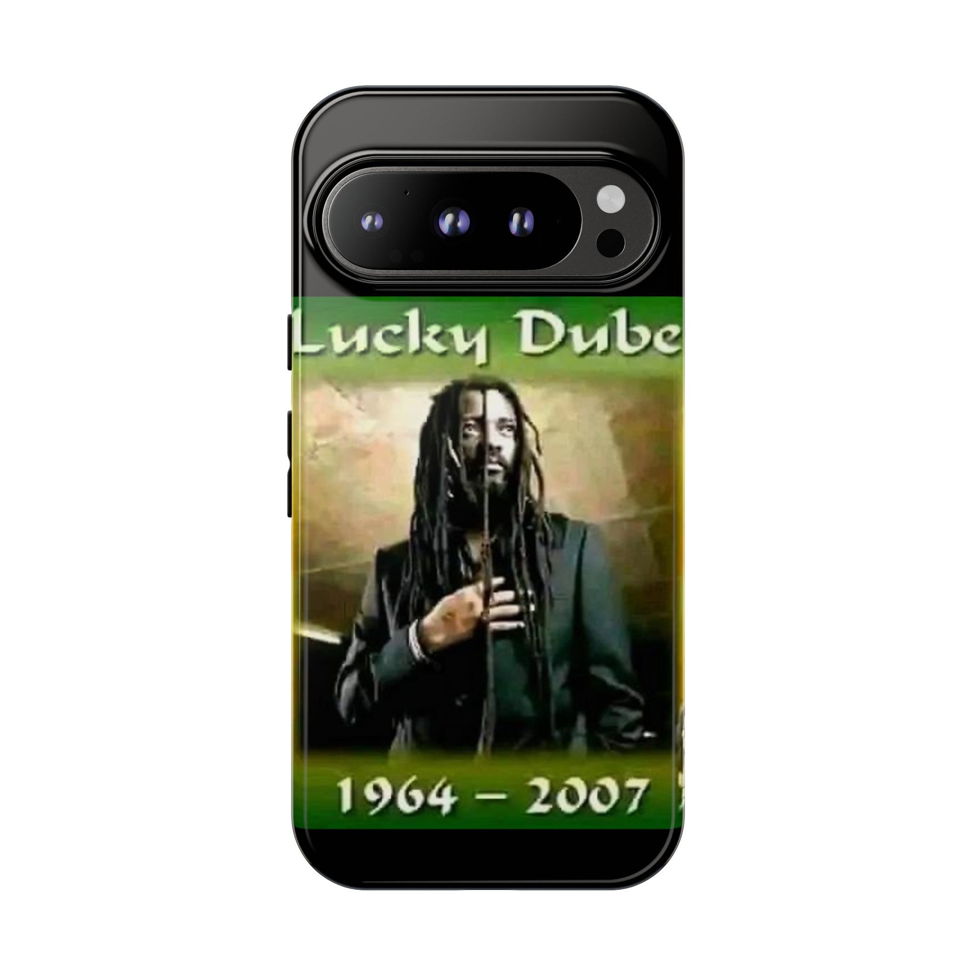 Lucky Dube Tough Cases for iPhones, Samsung, and Pixel